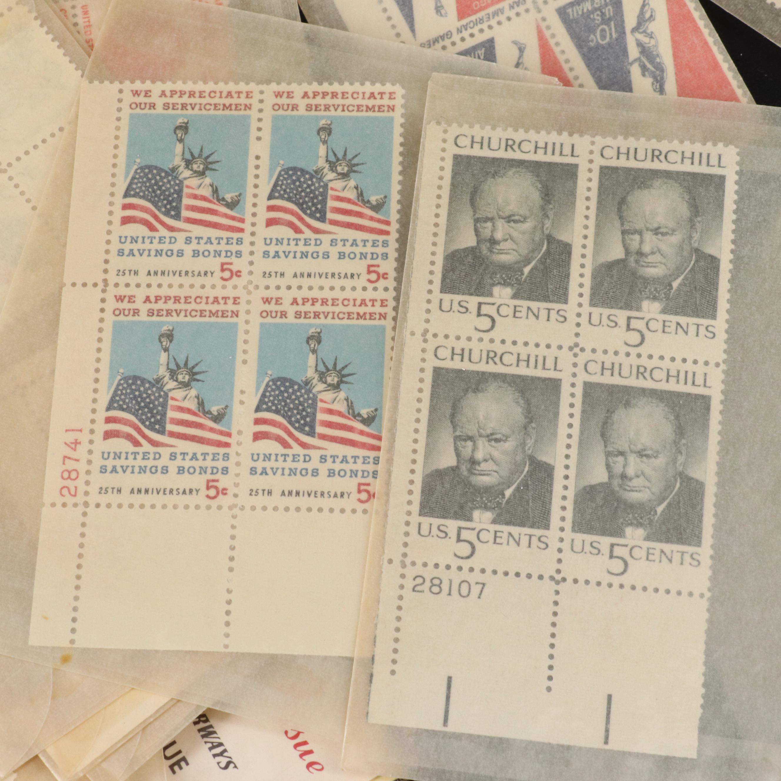 Eight Postage Stamp Collecting Kits and More