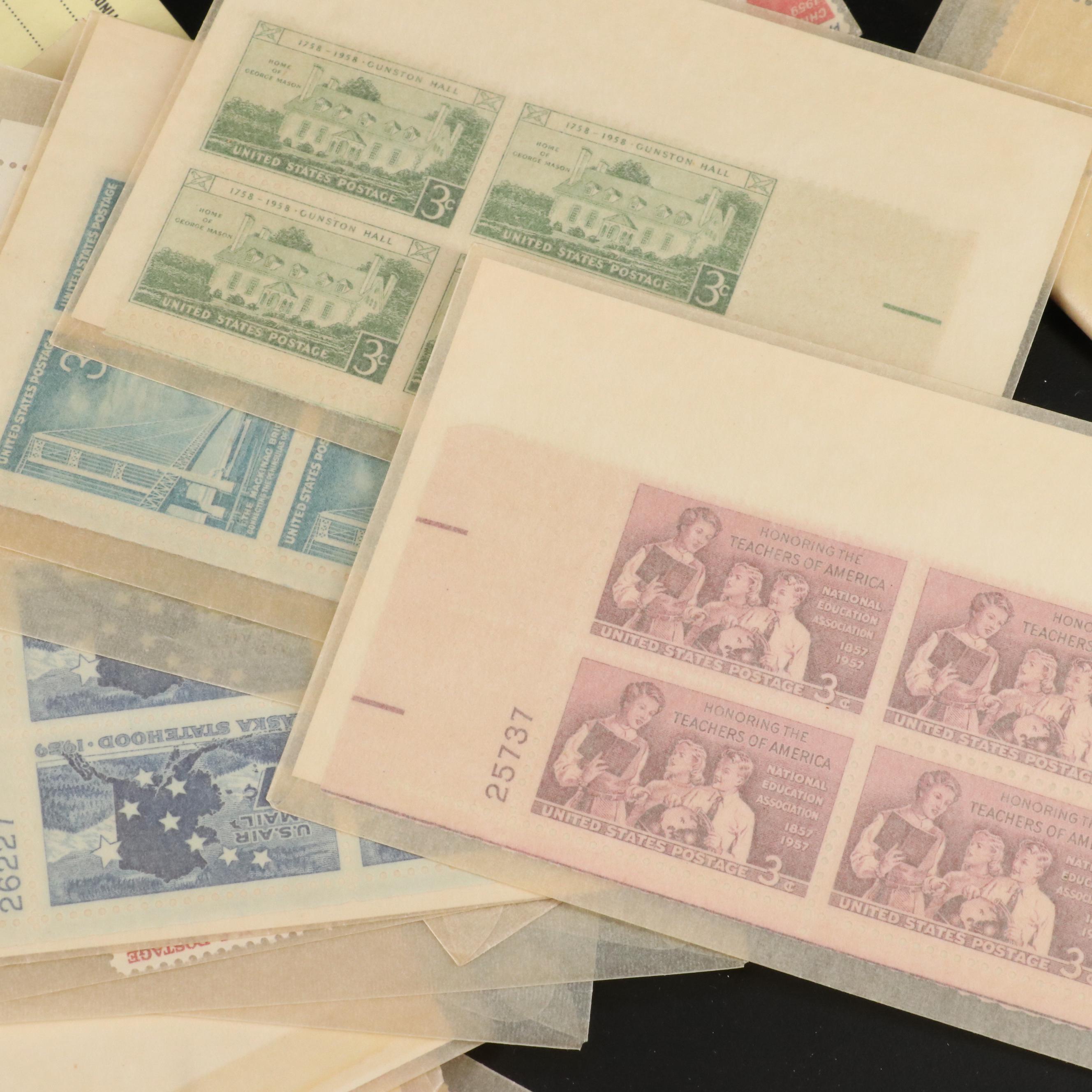 Eight Postage Stamp Collecting Kits and More