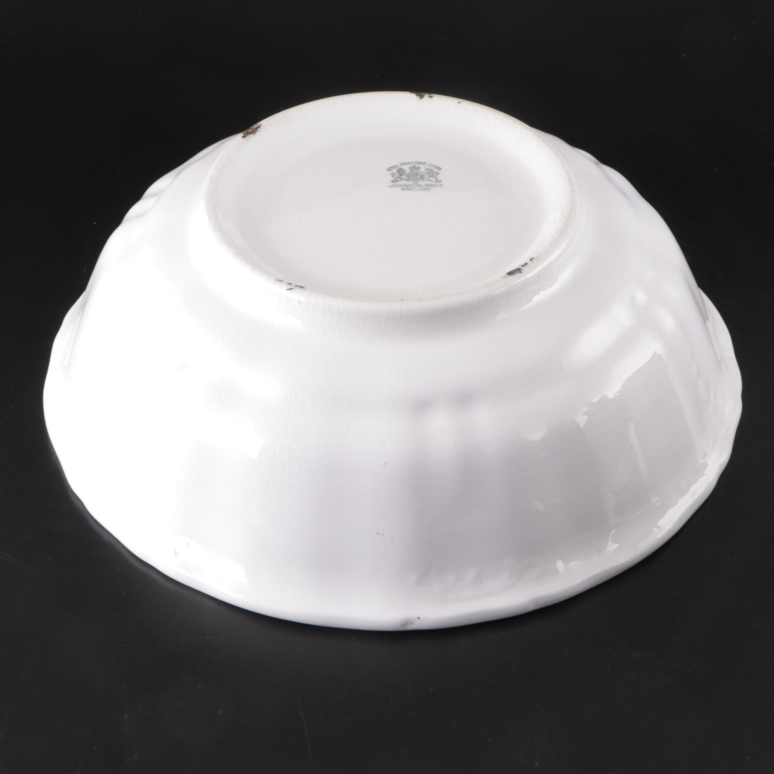 Wedgwood Ceramic Grapevine Pitcher with Other English Pitcher and Basin