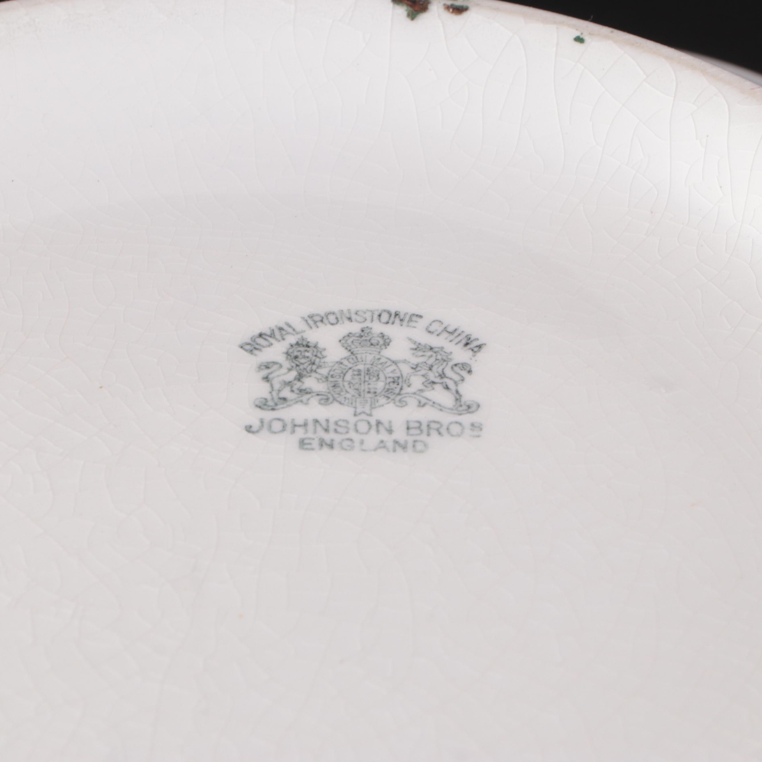 Wedgwood Ceramic Grapevine Pitcher with Other English Pitcher and Basin