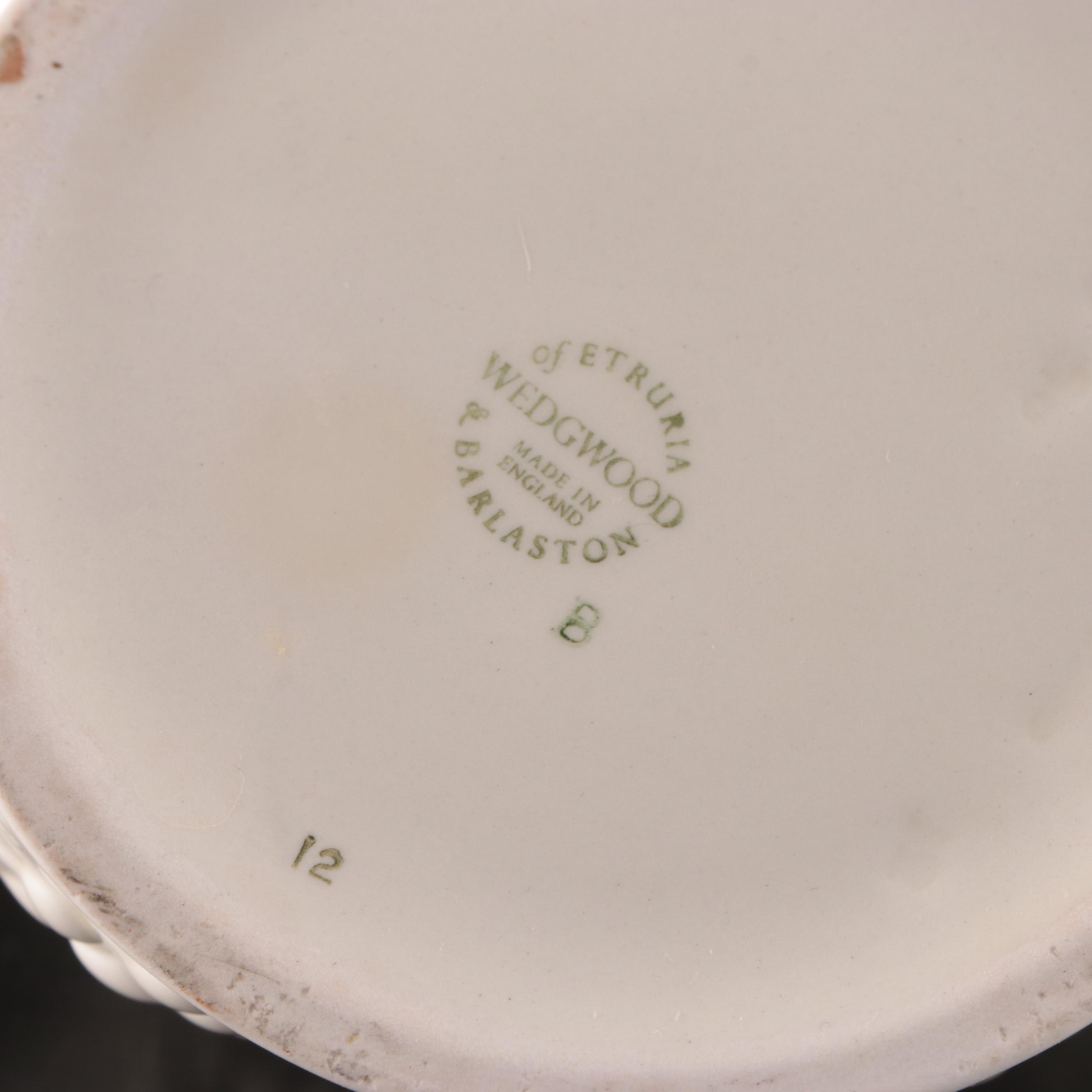 Wedgwood Ceramic Grapevine Pitcher with Other English Pitcher and Basin