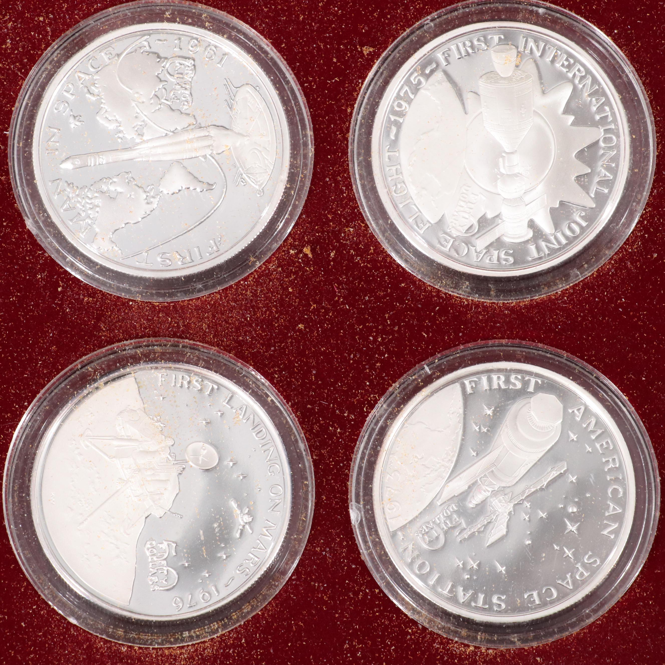 "The Milestones of Space Exploration" $50 Silver 1-Oz. Coin Set