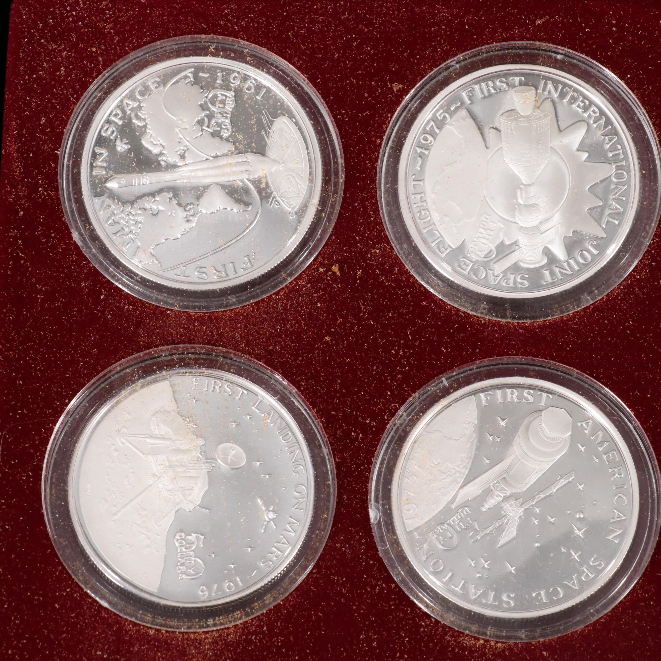 "The Milestones of Space Exploration" $50 Silver 1-Oz. Coin Set