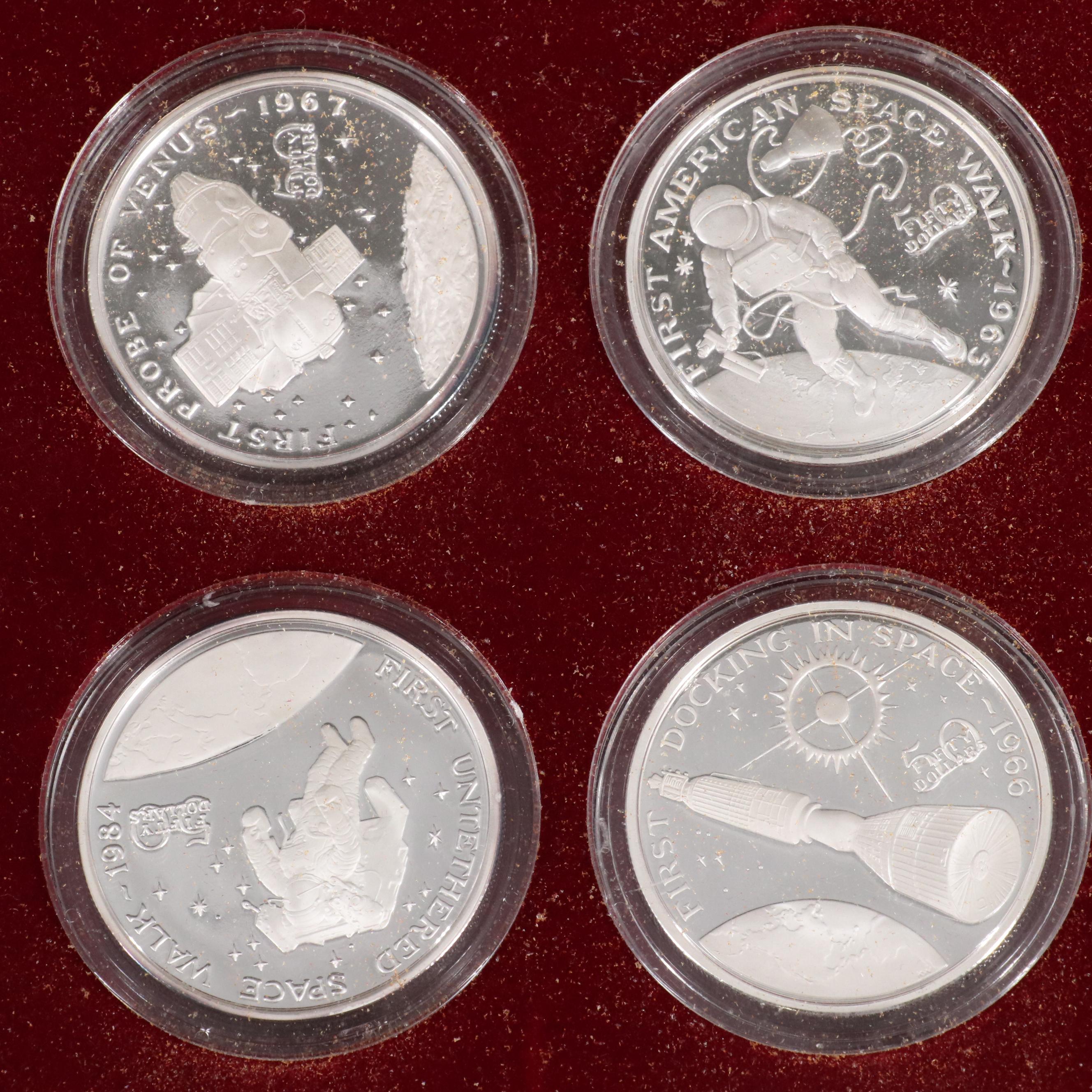 "The Milestones of Space Exploration" $50 Silver 1-Oz. Coin Set