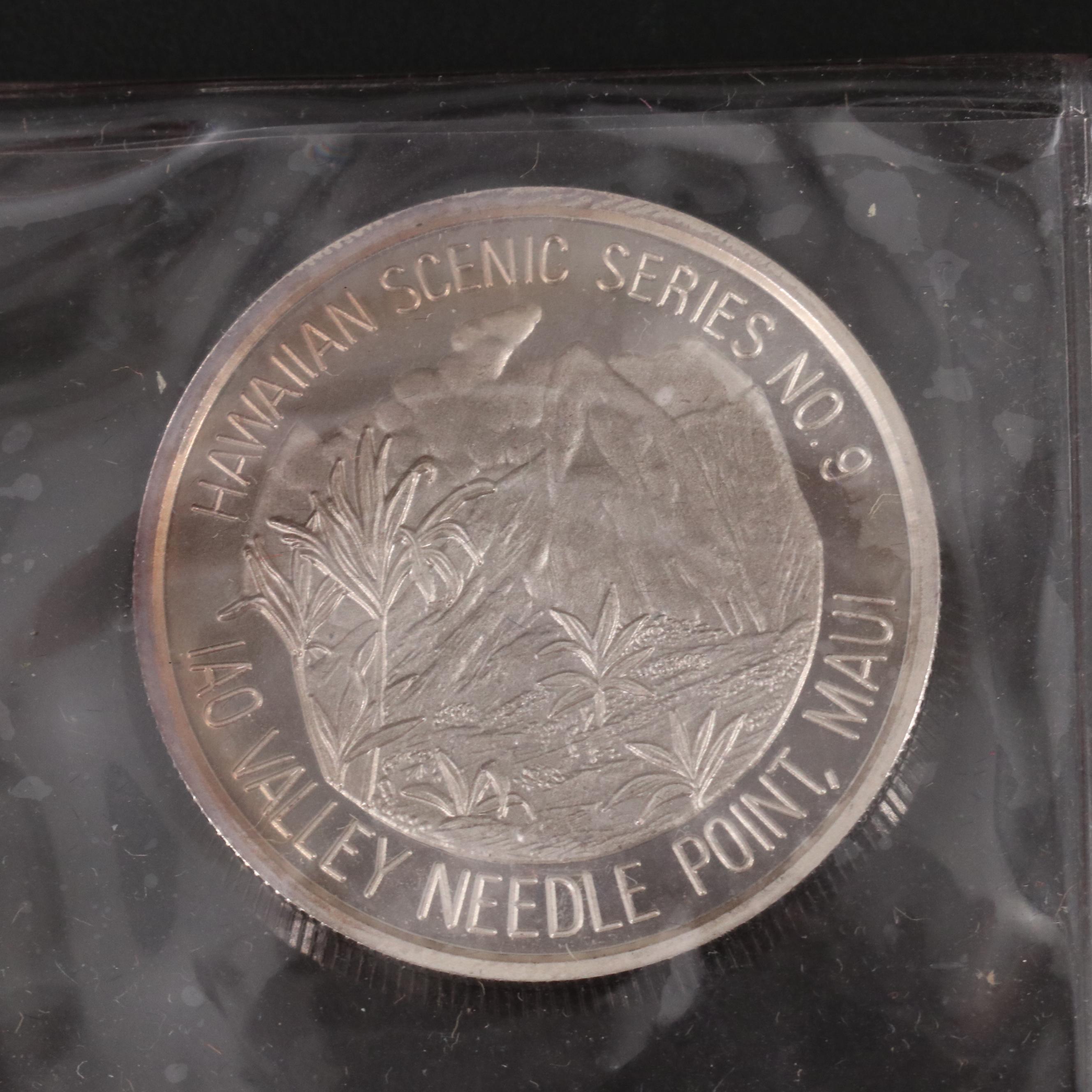 Set of Thirteen 1-Oz. Hawaii Commemorative Silver Rounds