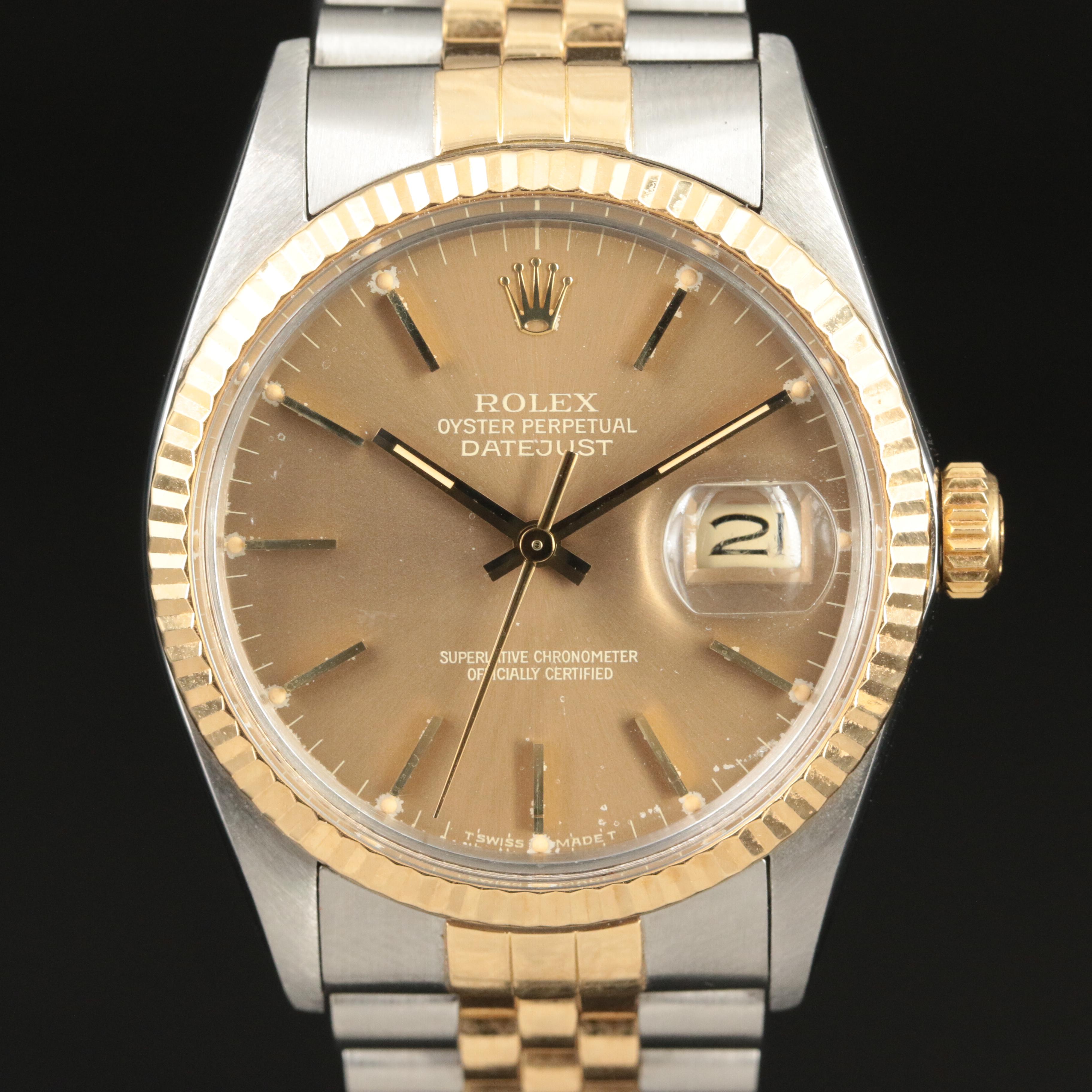 1985 Rolex Oyster Perpetual Datejust Watch