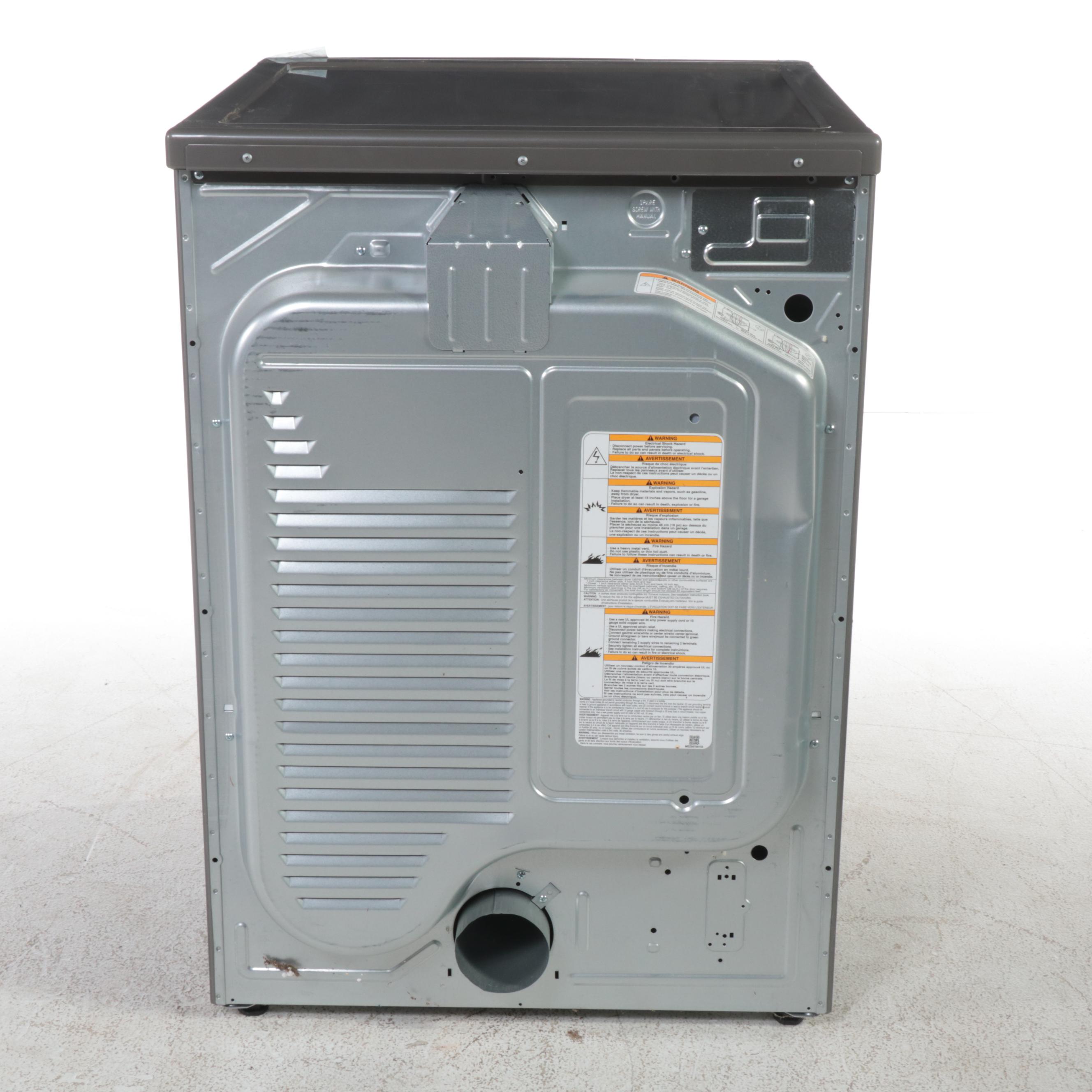 LG 7.4 Cu. Ft. Graphite True Stream Sensor Dry TrueSteam Dryer