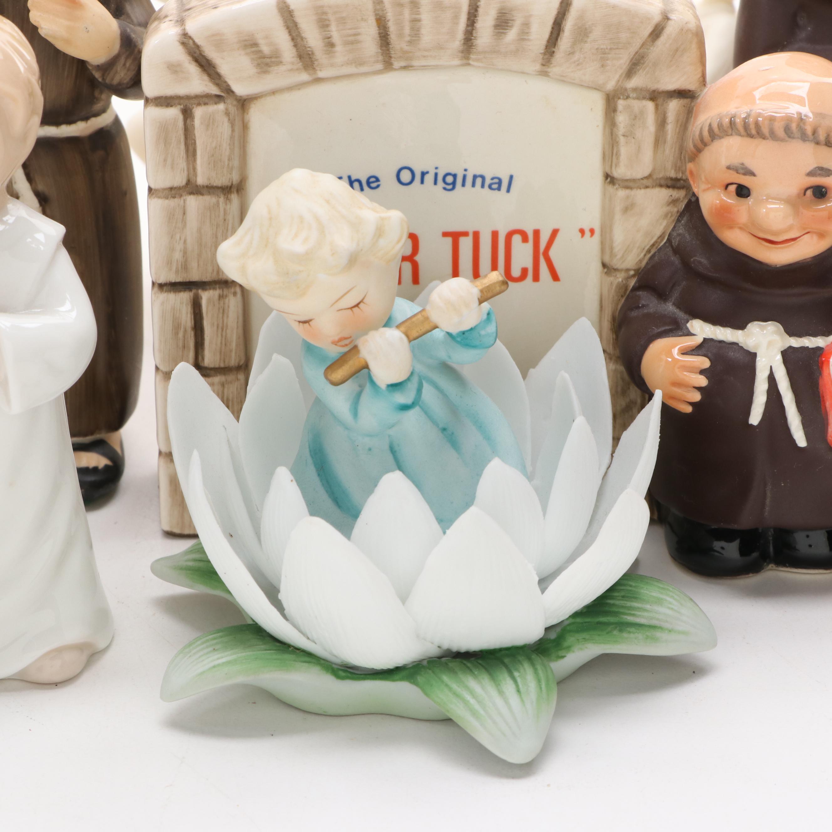 Goebel Monk Salt and Pepper Shakers with Other Figurines and Decor