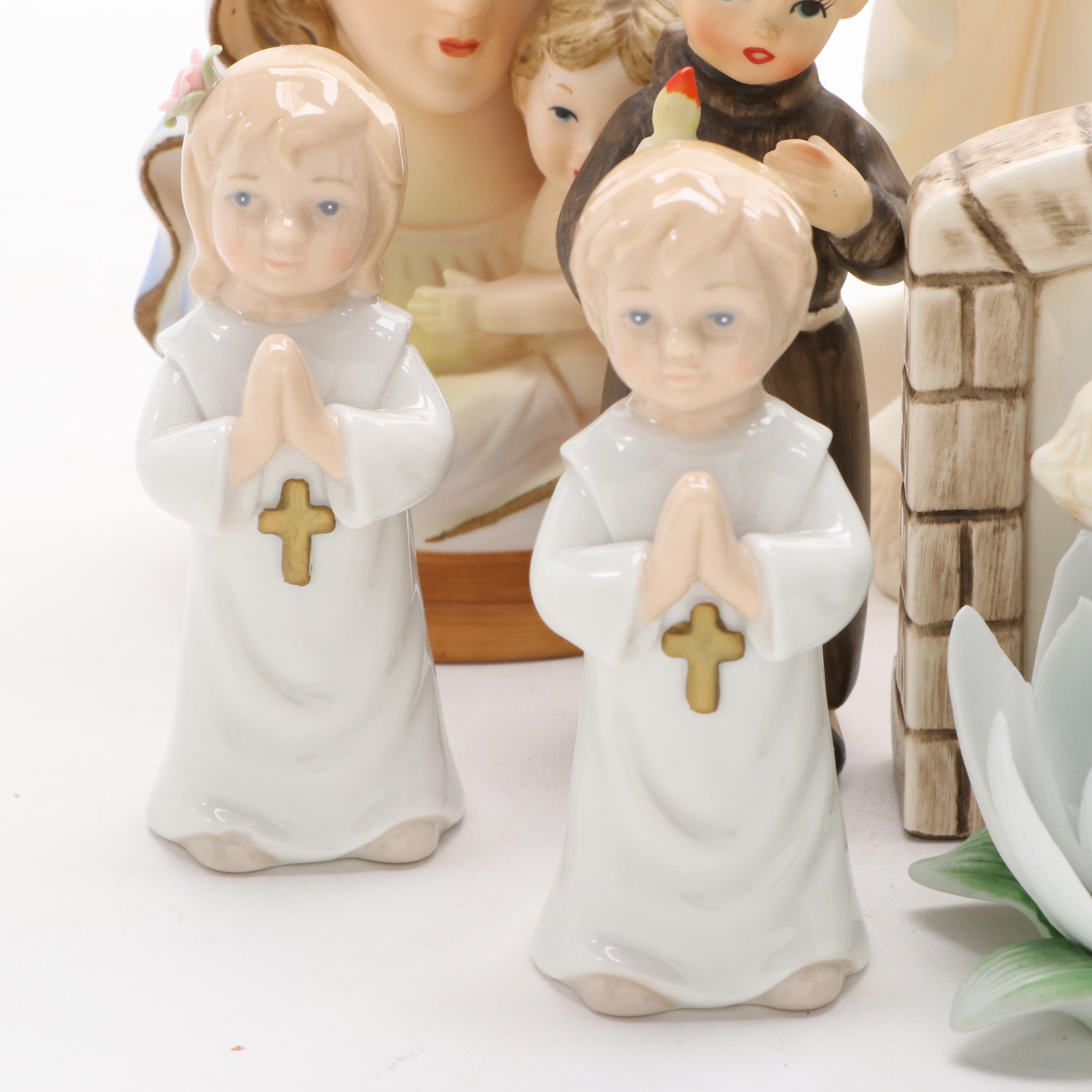 Goebel Monk Salt and Pepper Shakers with Other Figurines and Decor