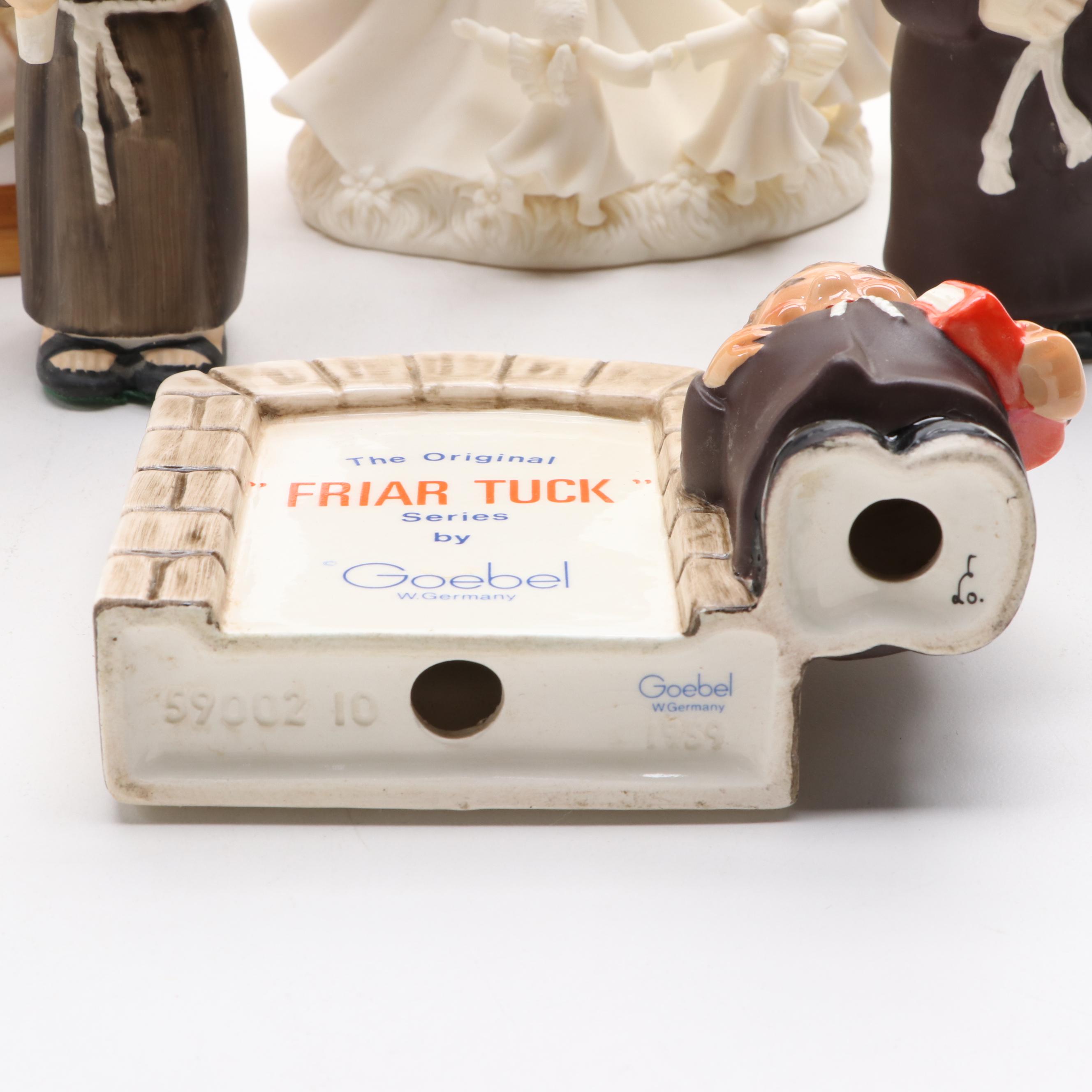 Goebel Monk Salt and Pepper Shakers with Other Figurines and Decor