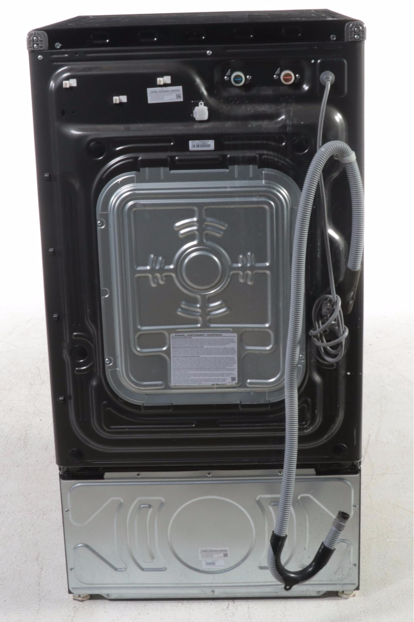 Samsung 5.0 Cu. Ft. Brushed Black Front Load Washer With Pedestal