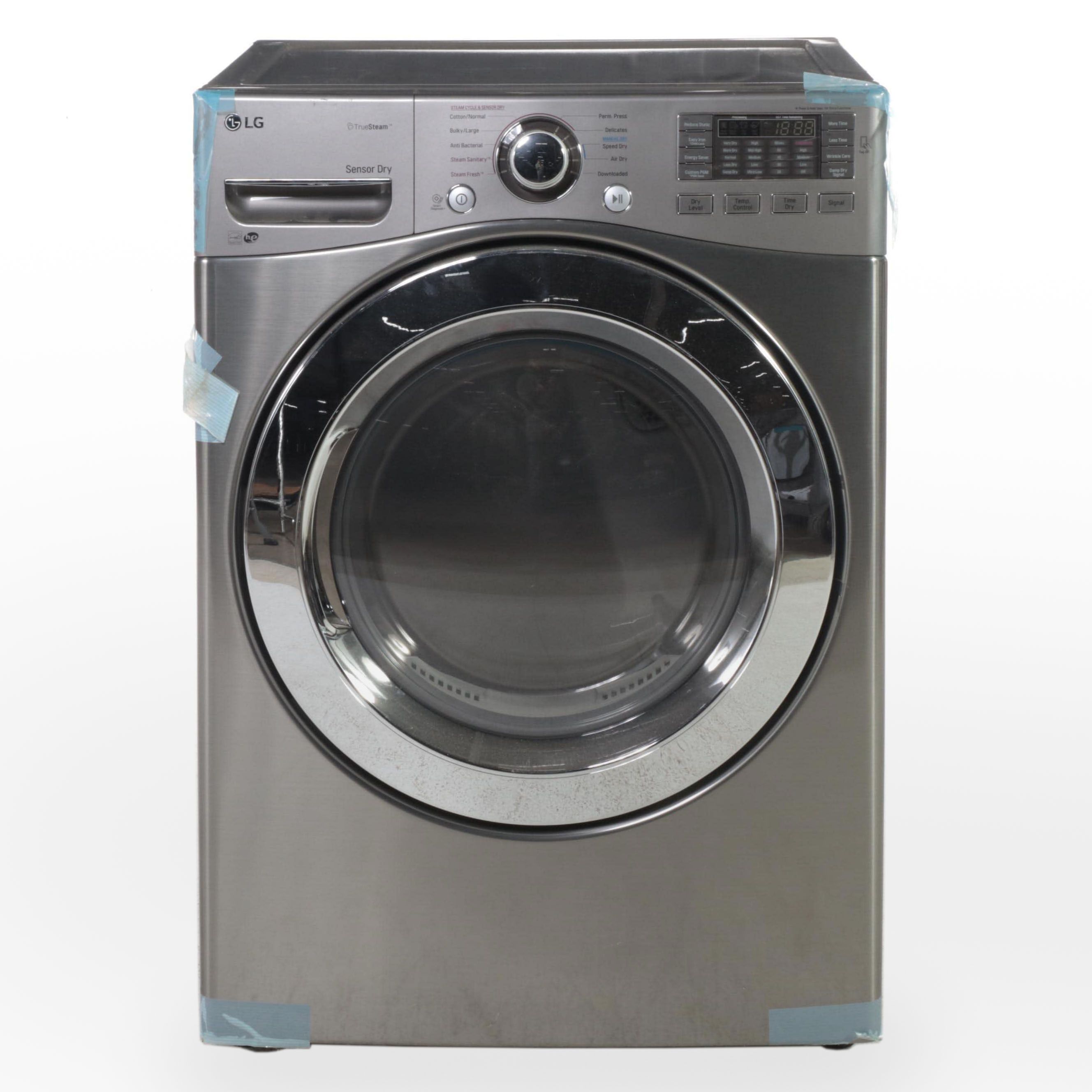 LG 7.4 Cu. Ft. Graphite True Stream Sensor Dry TrueSteam Dryer