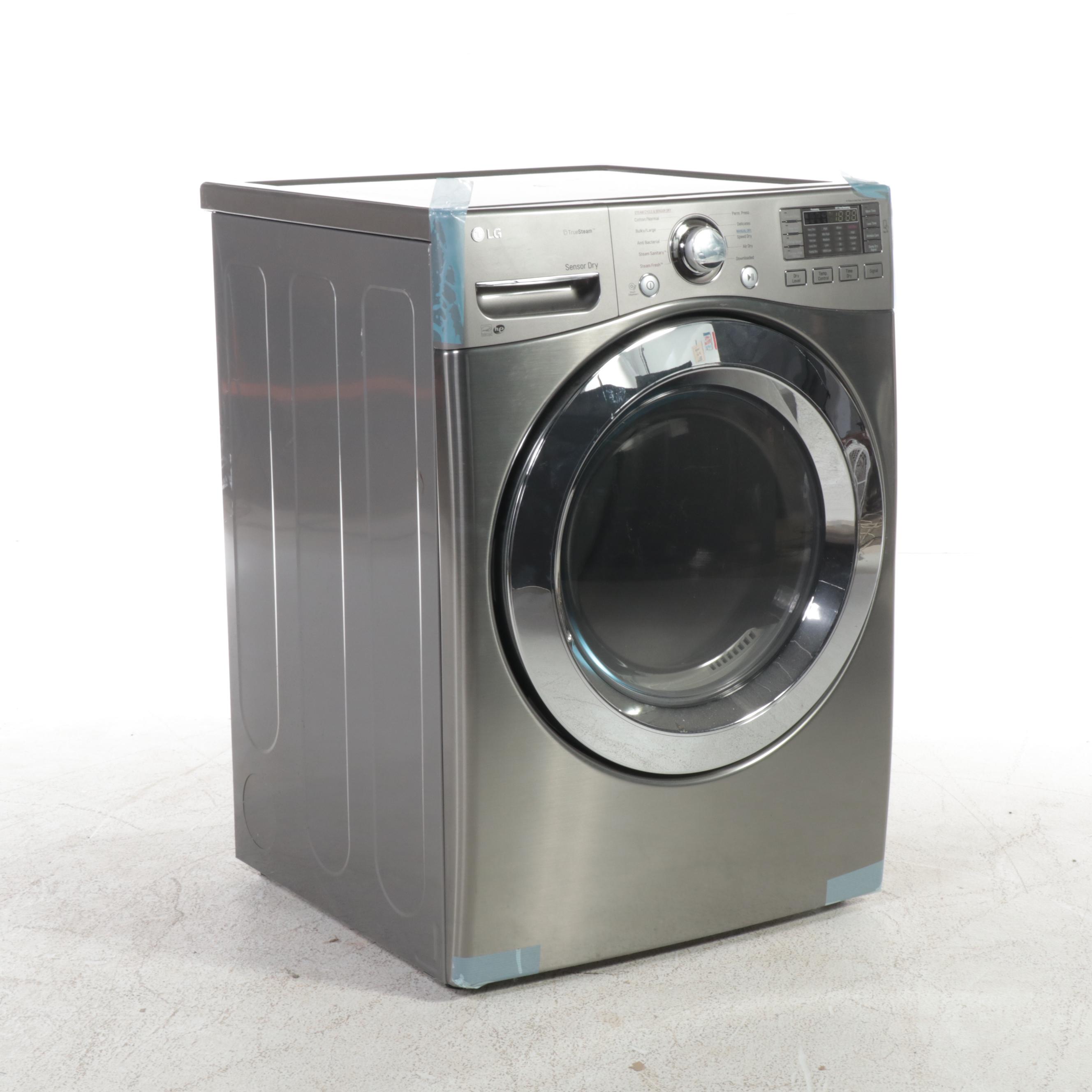 LG 7.4 Cu. Ft. Graphite Steel True Stream Sensor Dry Electric Dryer