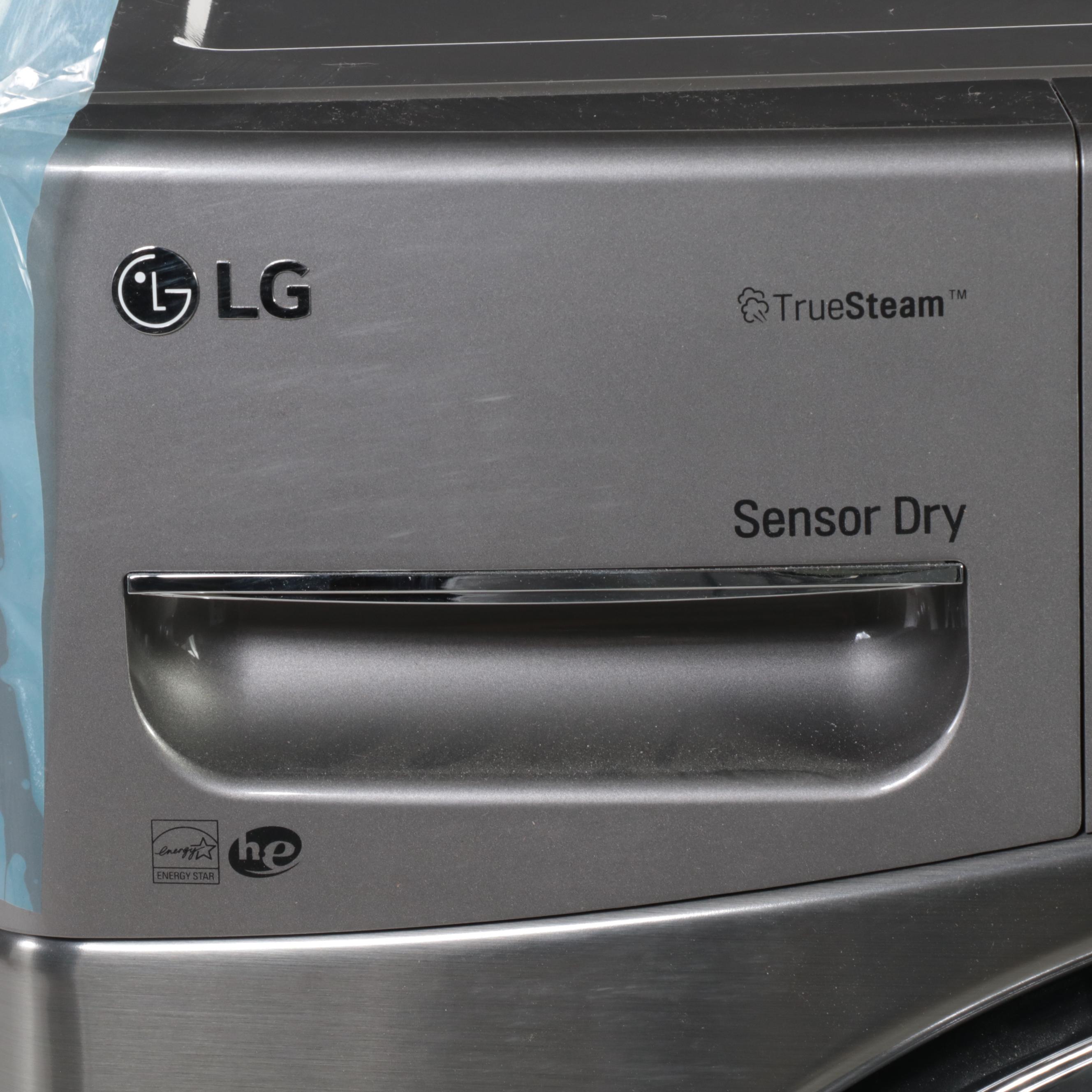 LG 7.4 Cu. Ft. Graphite Steel True Stream Sensor Dry Electric Dryer