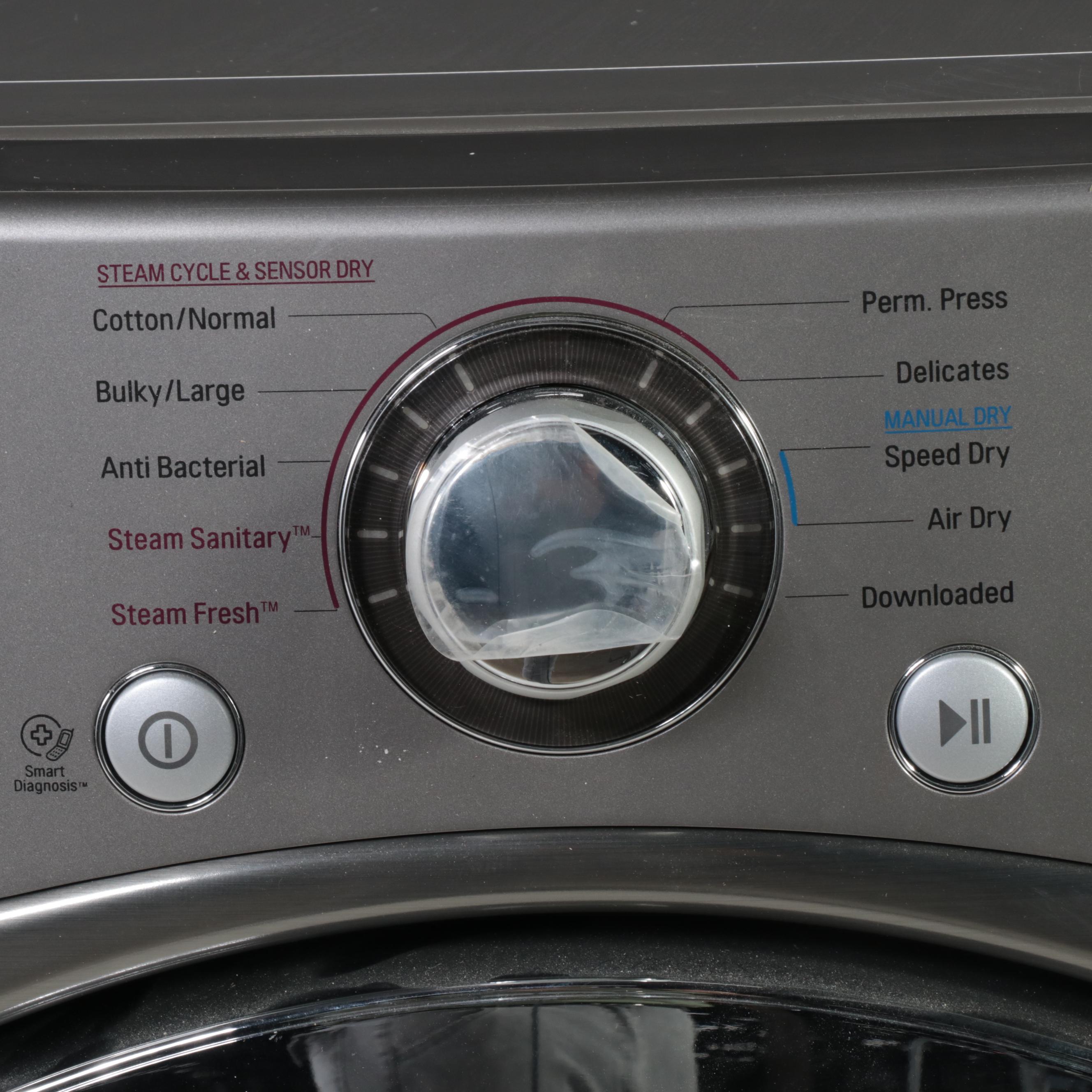 LG 7.4 Cu. Ft. Graphite Steel True Stream Sensor Dry Electric Dryer