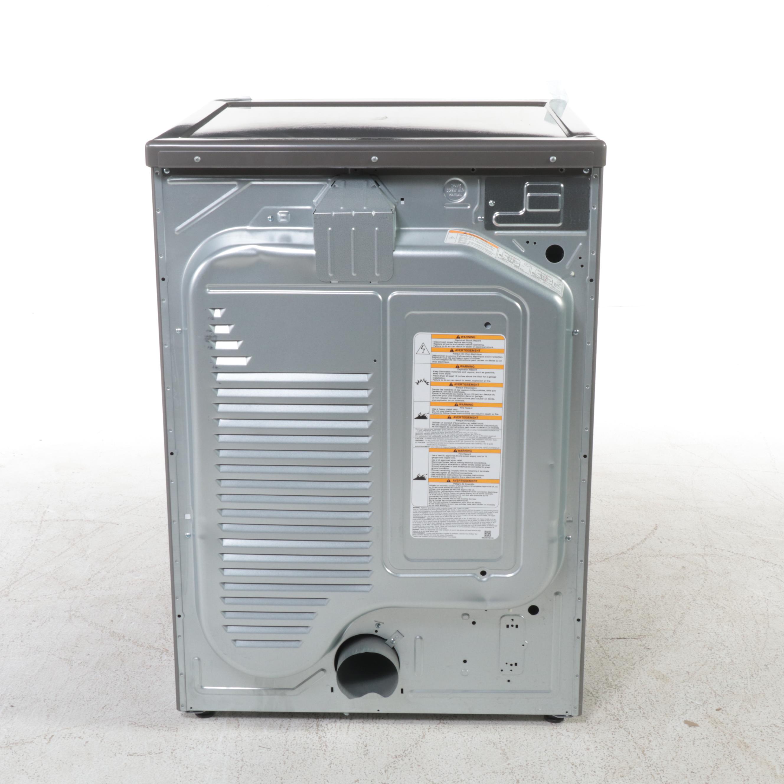 LG 7.4 Cu. Ft. Graphite Steel True Stream Sensor Dry Electric Dryer