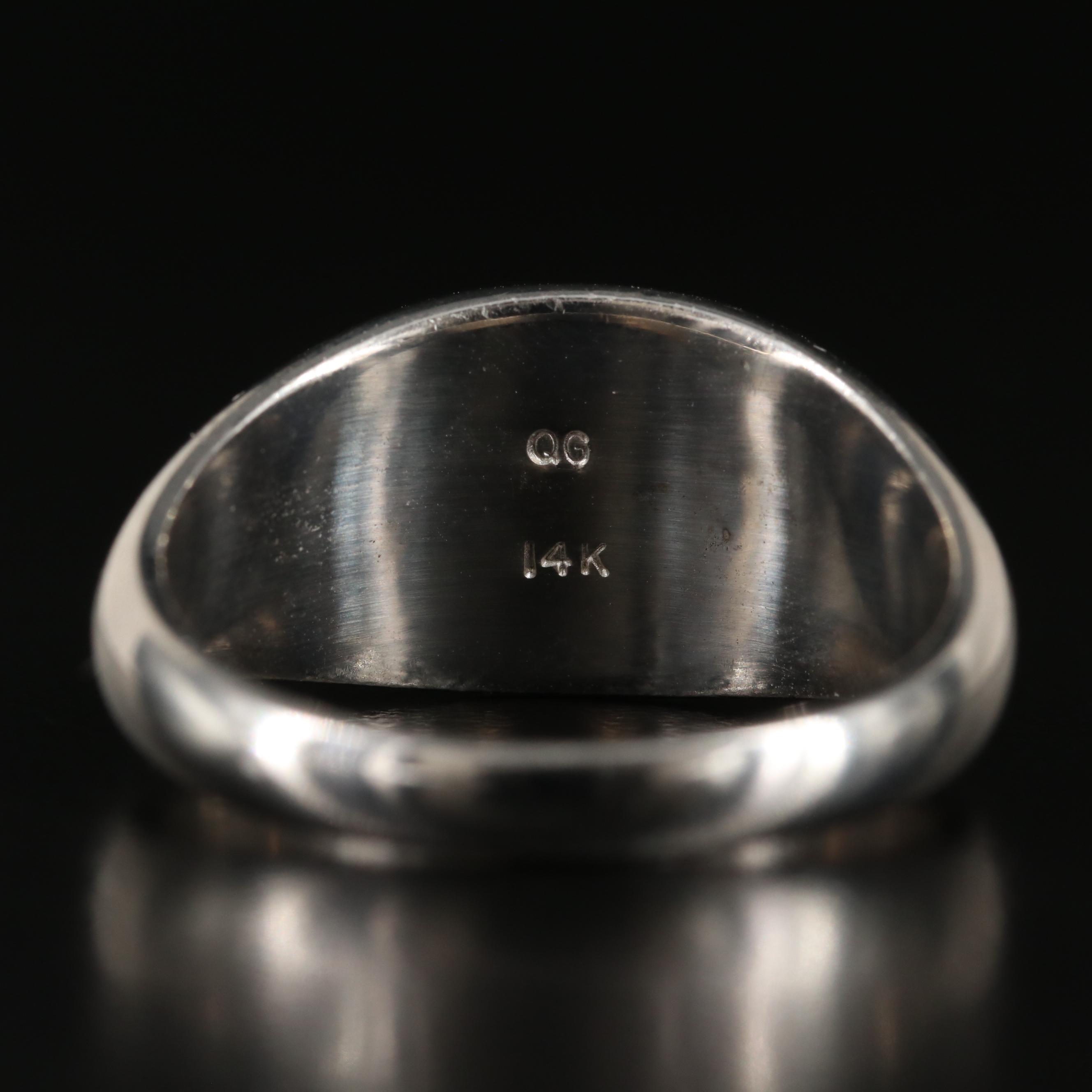 14K Signet Ring