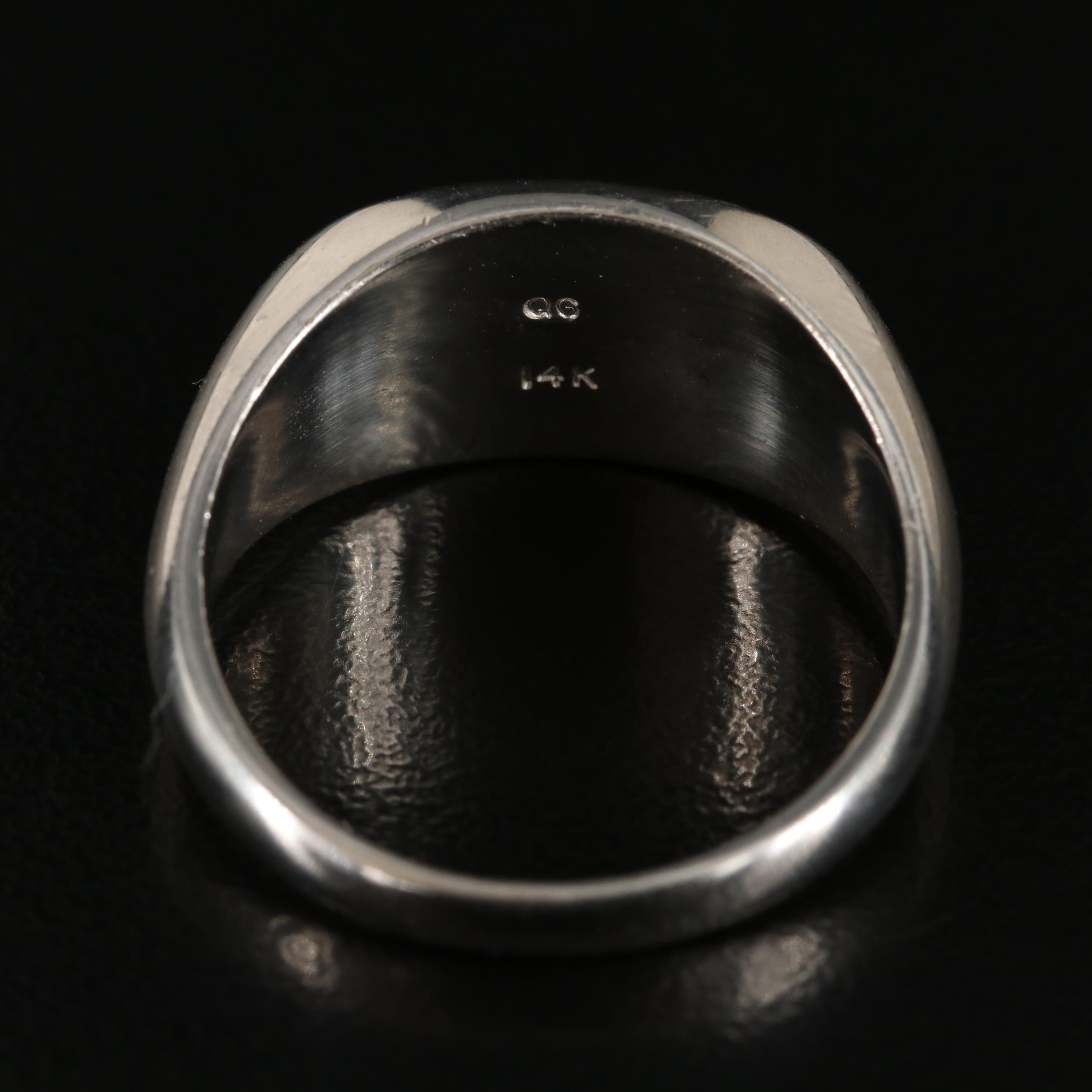 14K Signet Ring