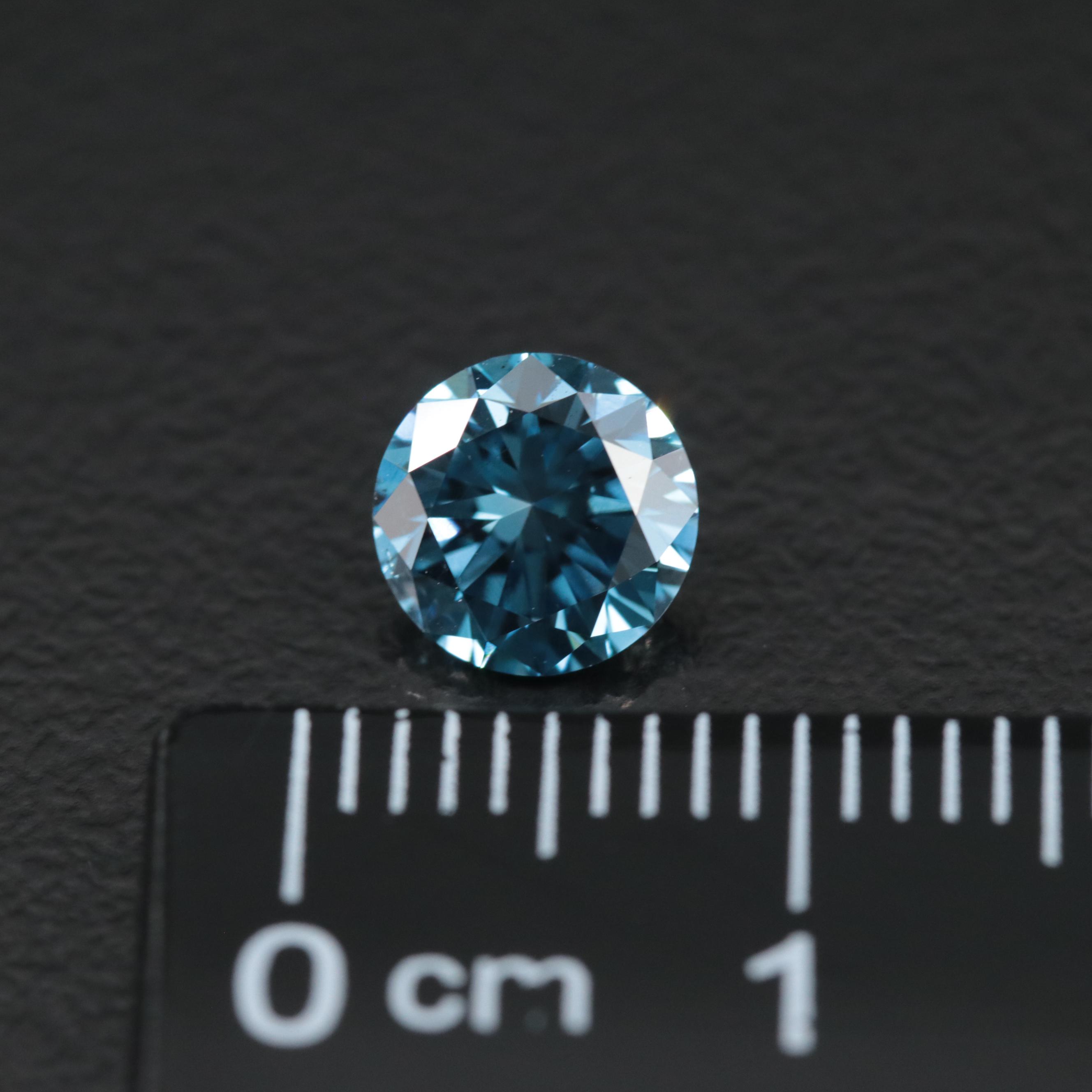 Loose 1.18 CT Fancy Blue Diamond