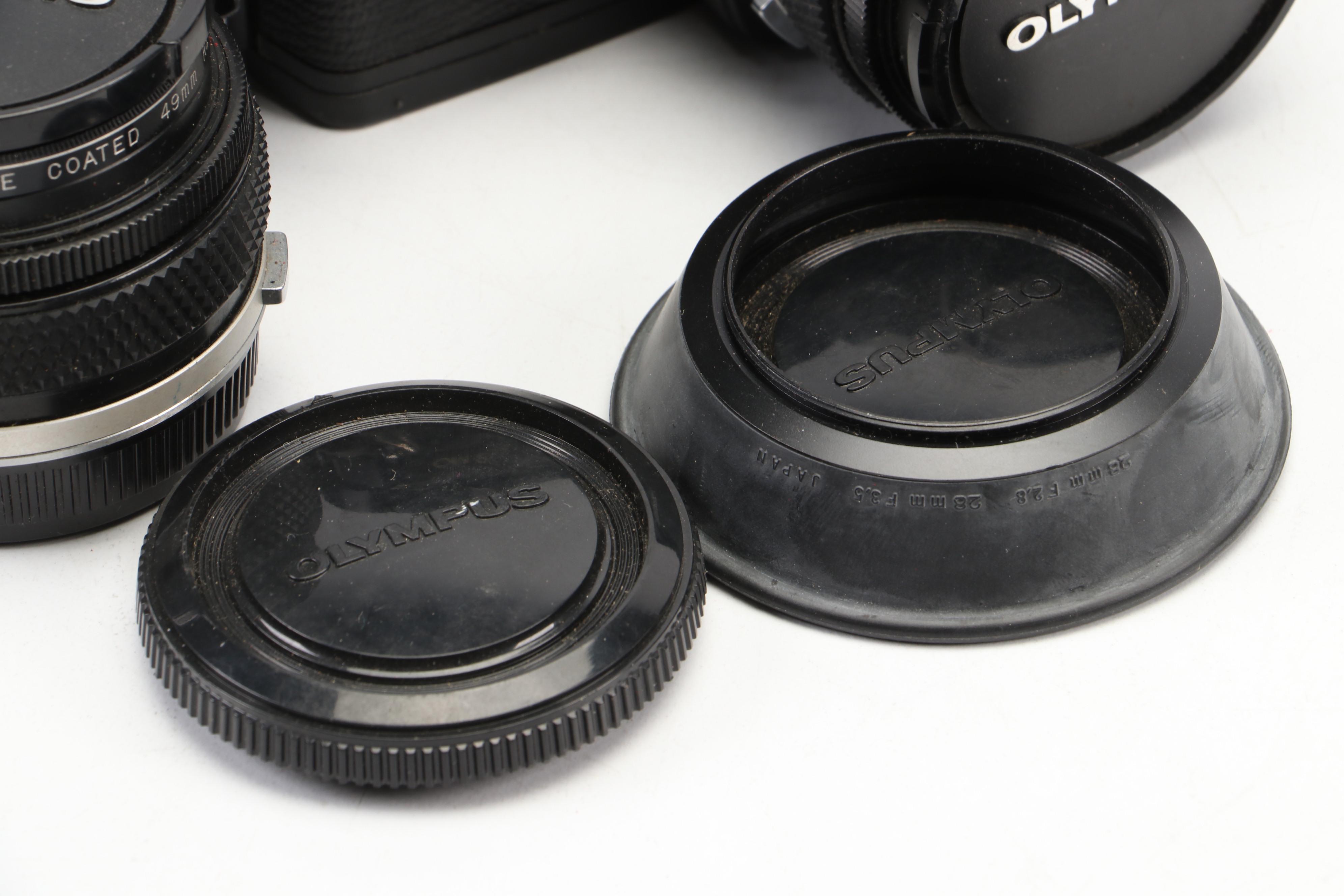 Olympus OM-2 and OM-2S Still Cameras and Lenses, Vintage