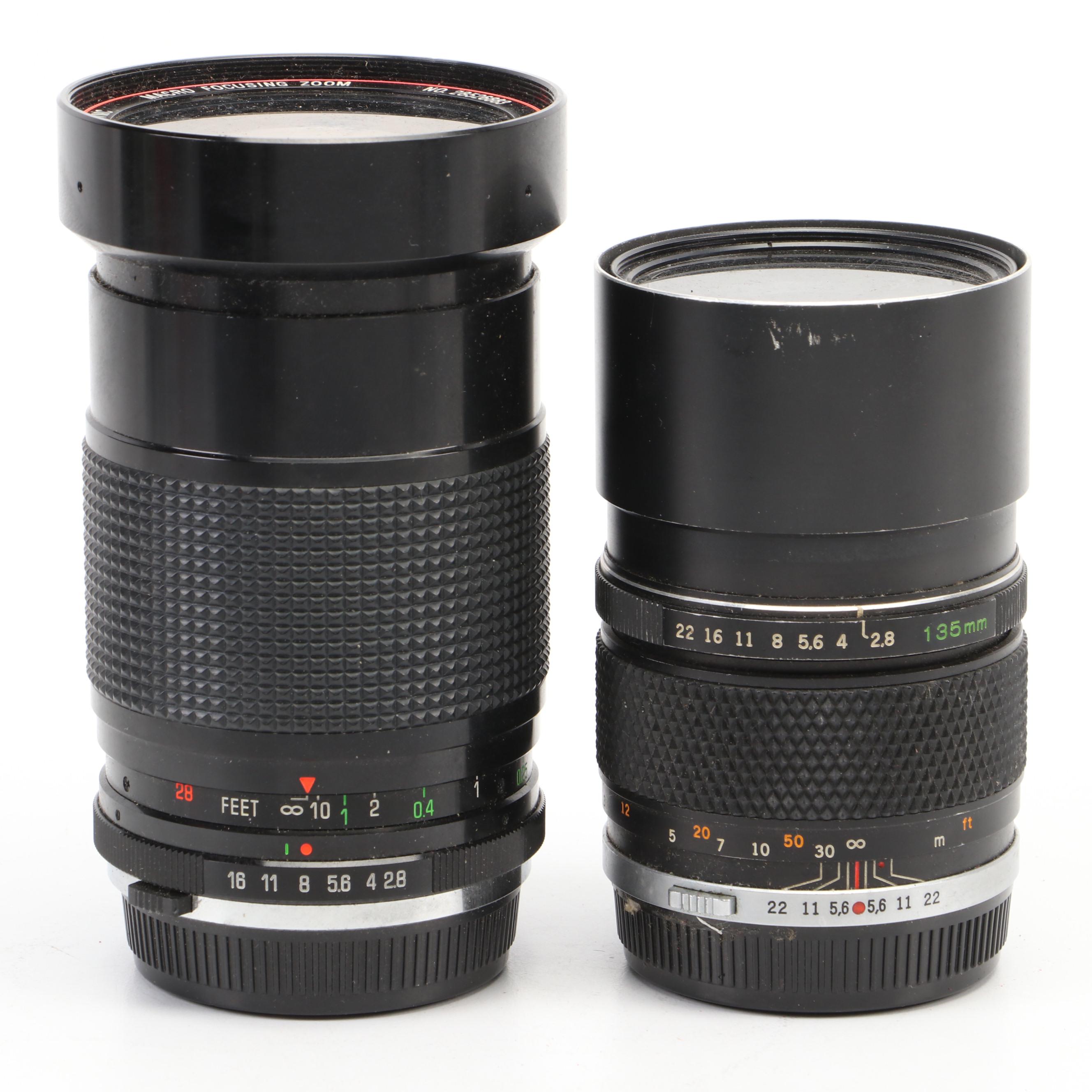 Olympus OM-2 and OM-2S Still Cameras and Lenses, Vintage