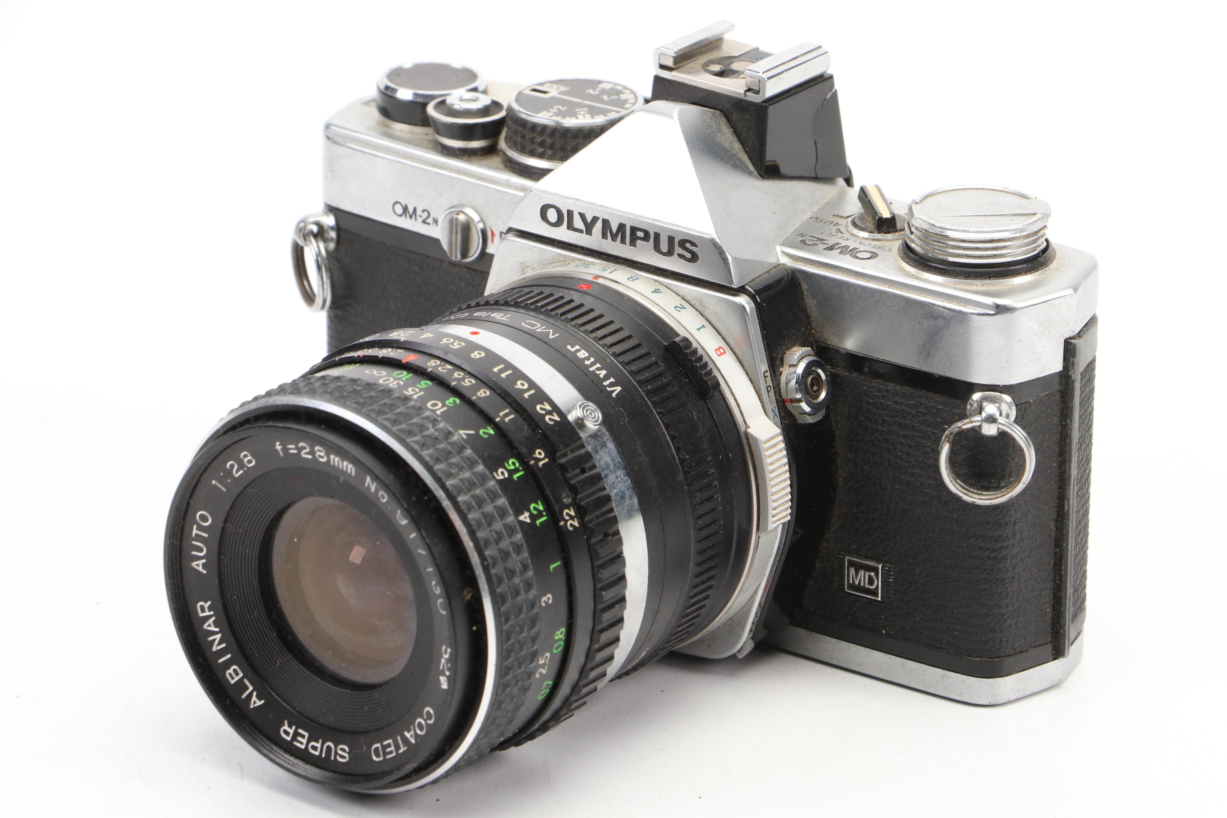 Olympus OM-2 and OM-2S Still Cameras and Lenses, Vintage