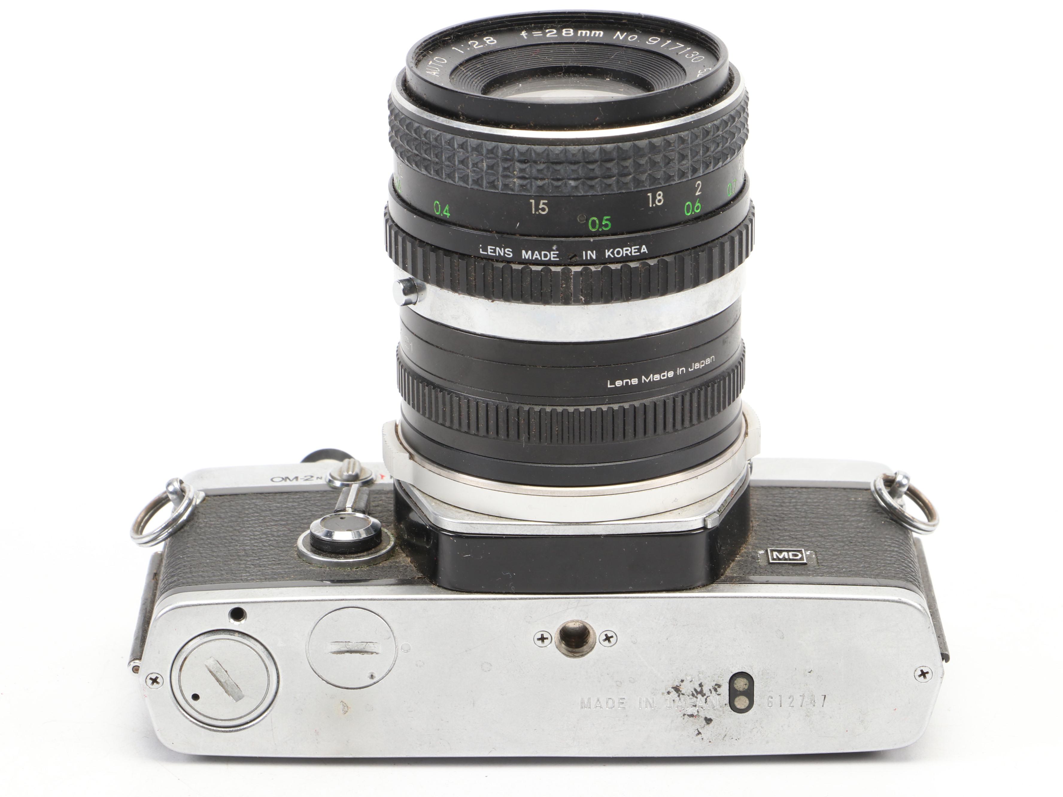 Olympus OM-2 and OM-2S Still Cameras and Lenses, Vintage