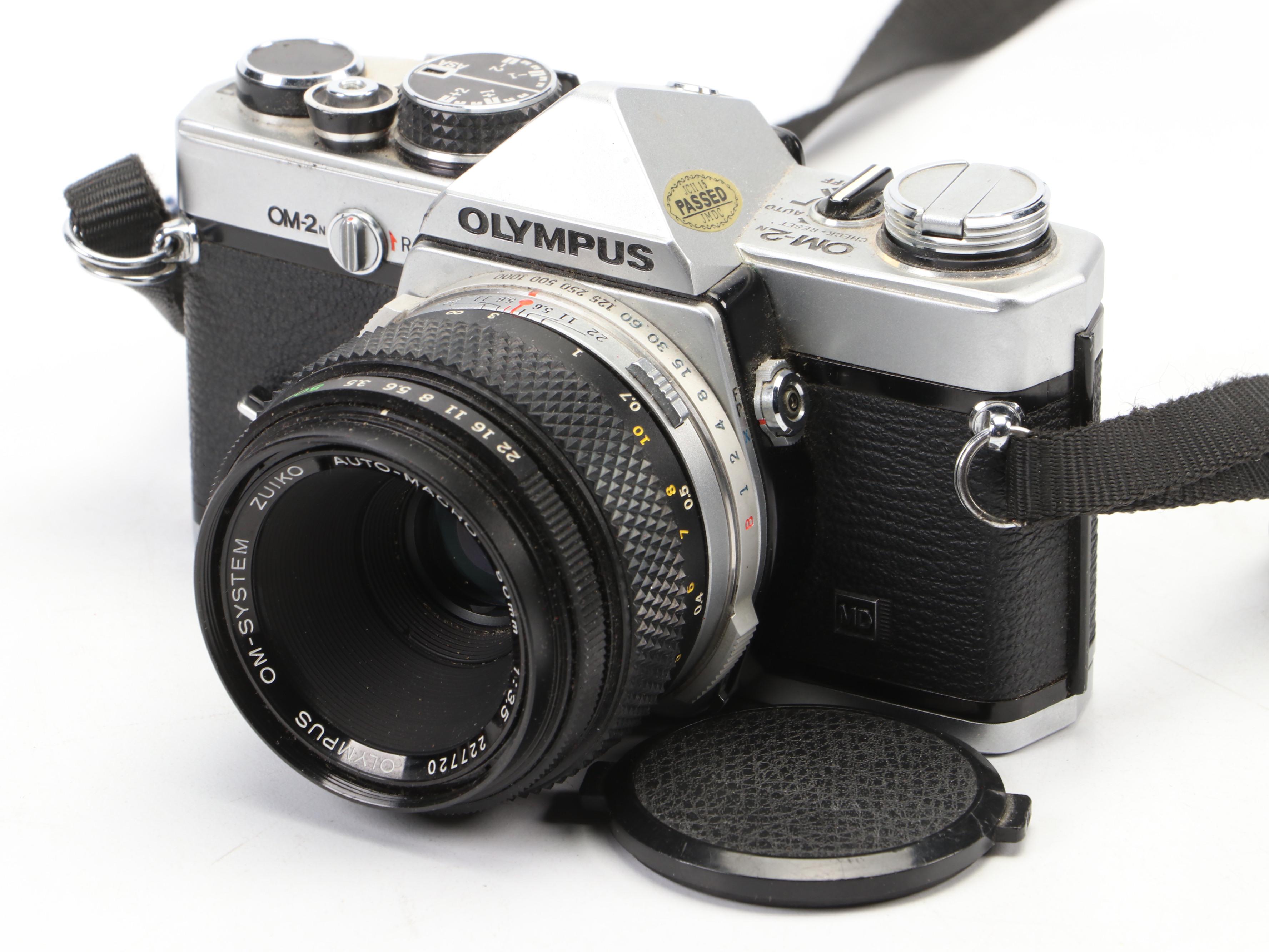 Olympus OM-2 and OM-2S Still Cameras and Lenses, Vintage