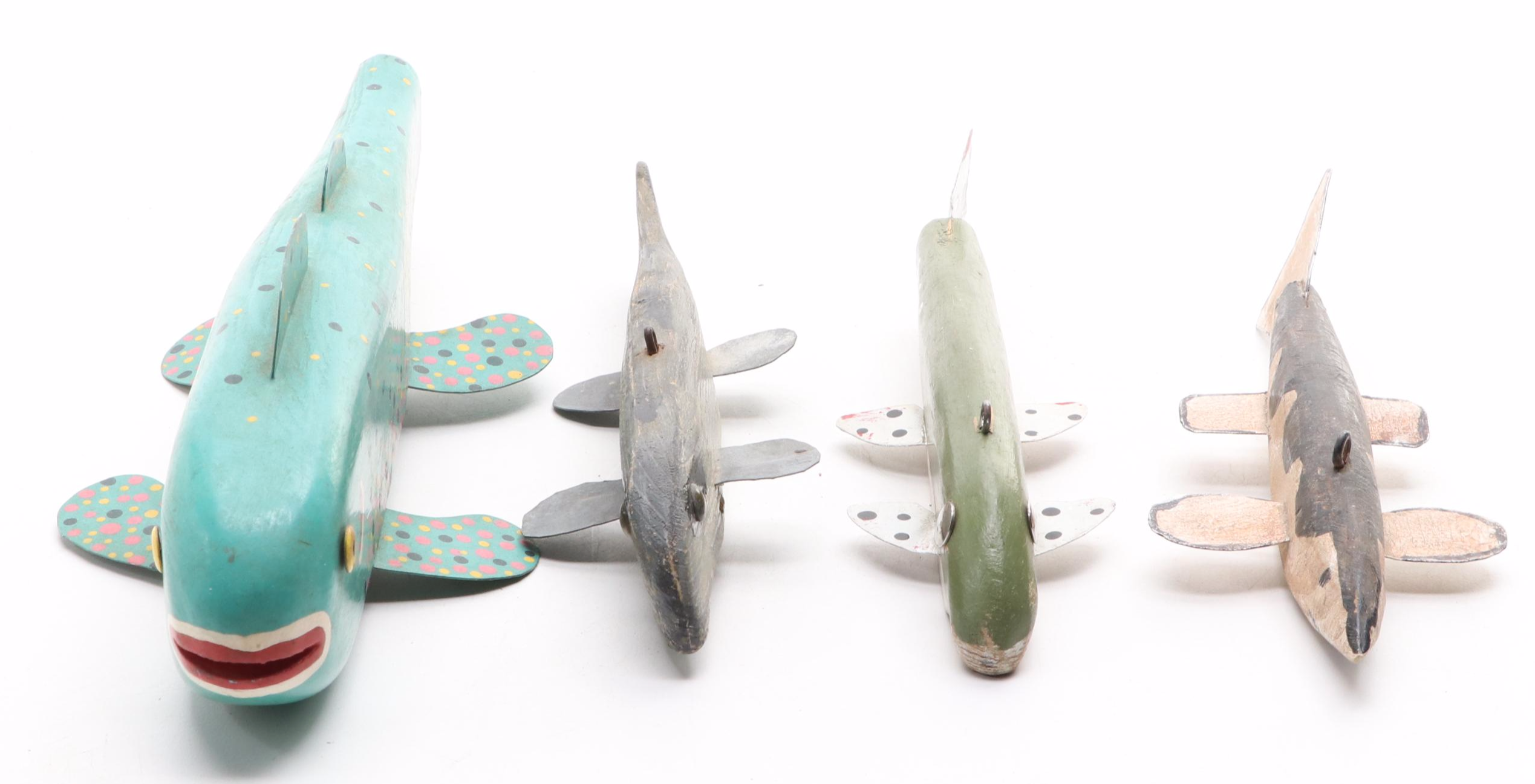 HandCrafted Wooden Fishing Lures, Mid20th Century EBTH