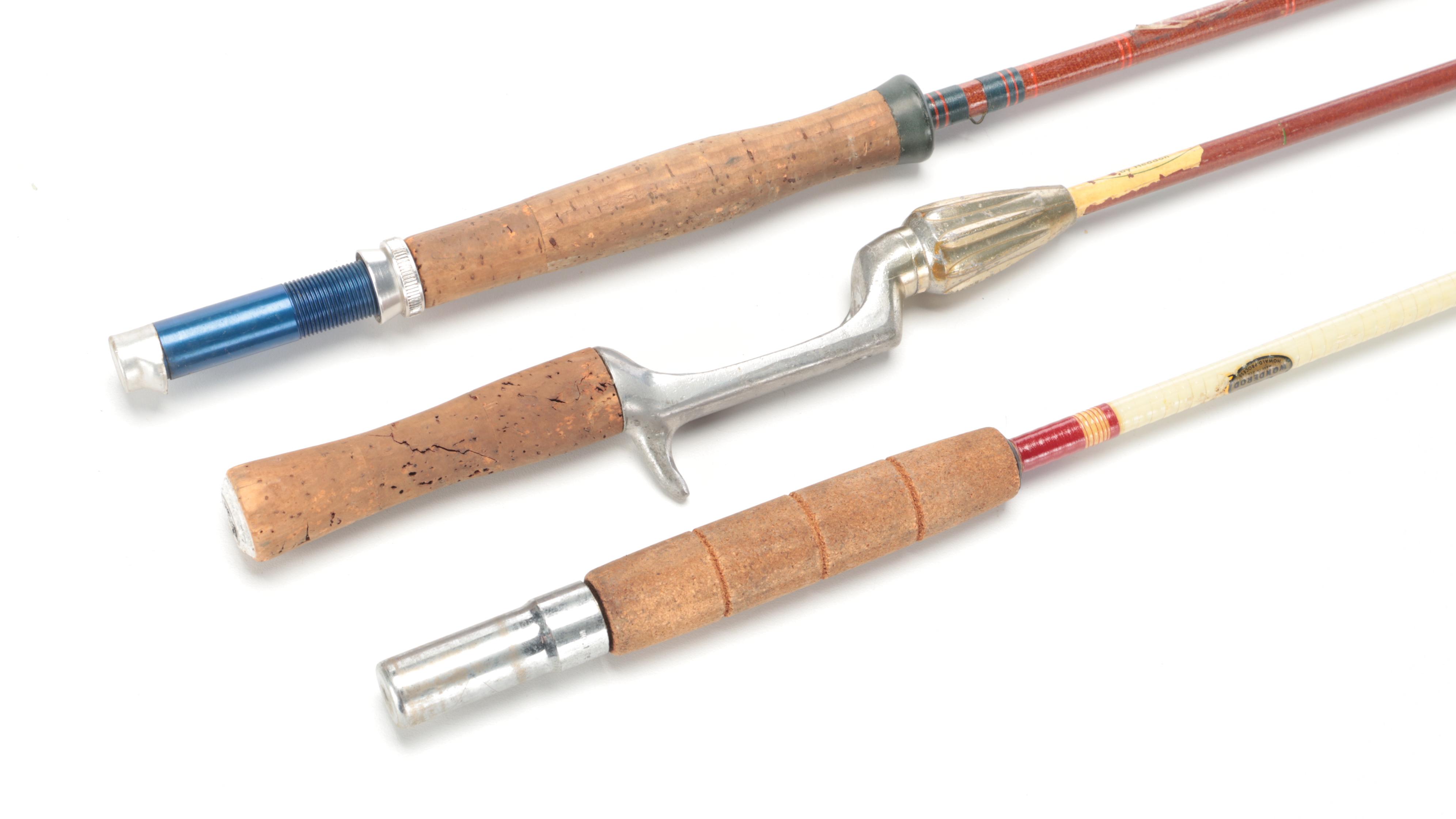 Fishing Poles, Lures, 48-Star American Flag and More, Mid-20th Century