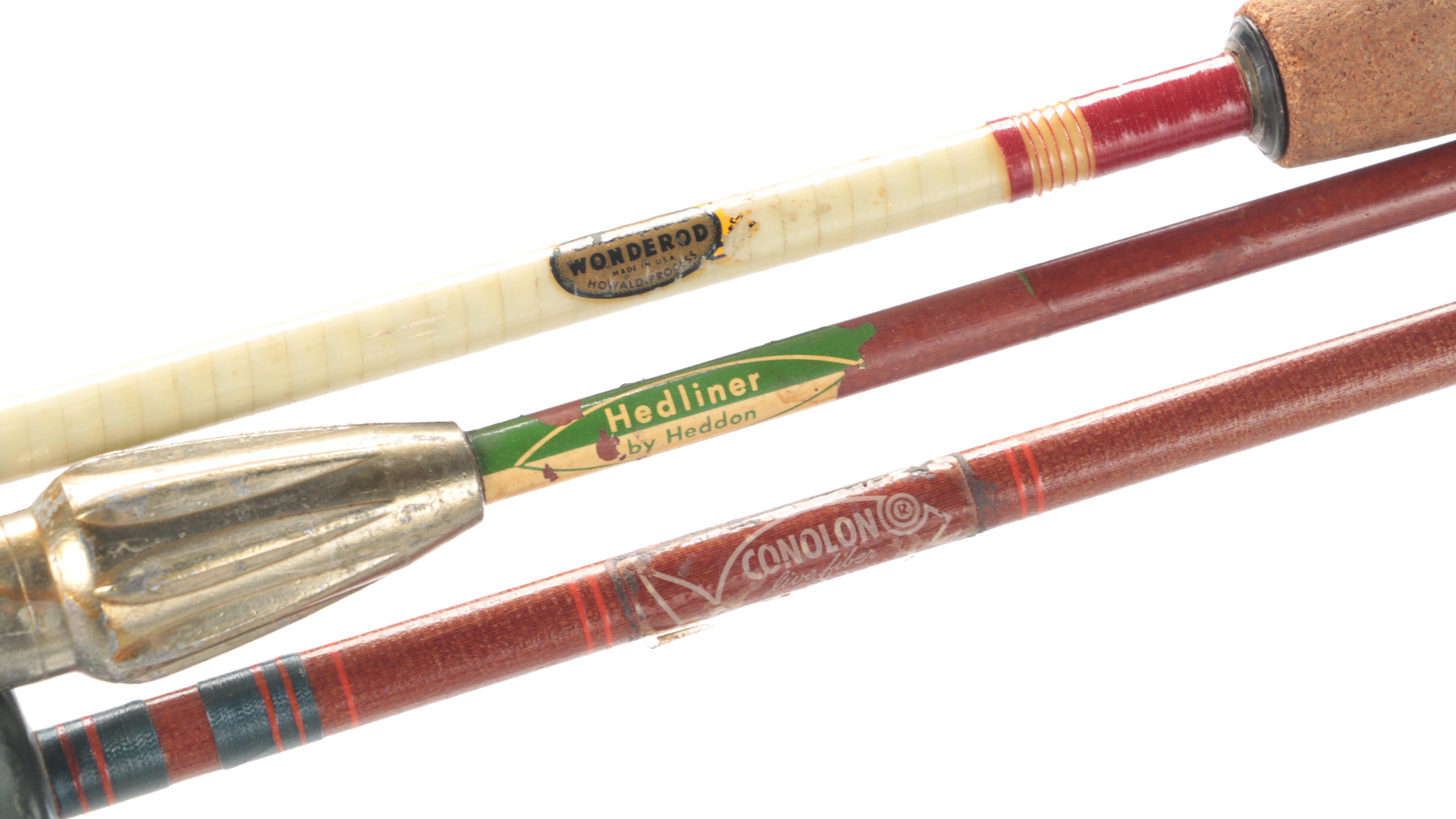 Fishing Poles, Lures, 48-Star American Flag and More, Mid-20th Century