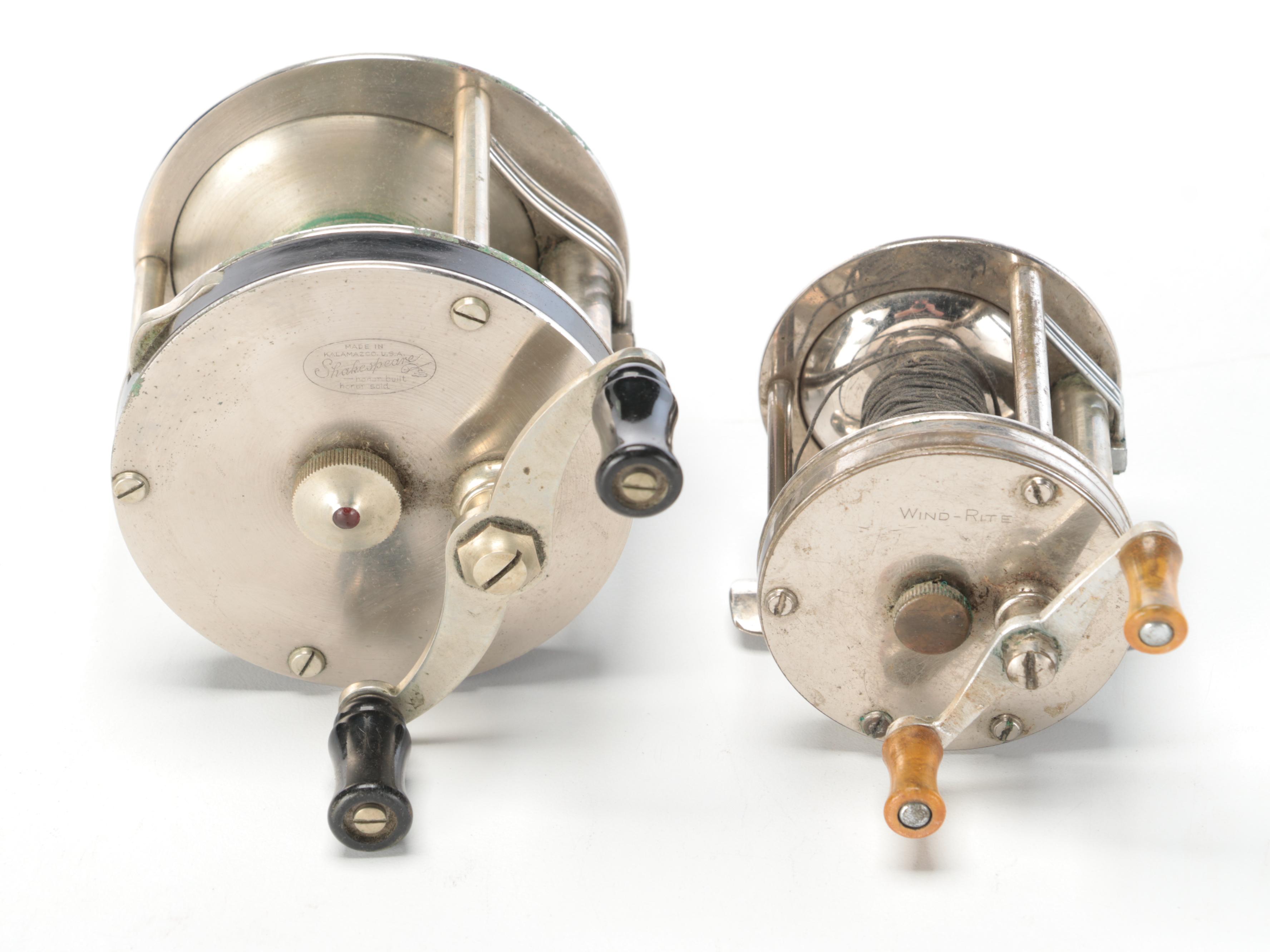 Fishing Poles, Lures, 48-Star American Flag and More, Mid-20th Century