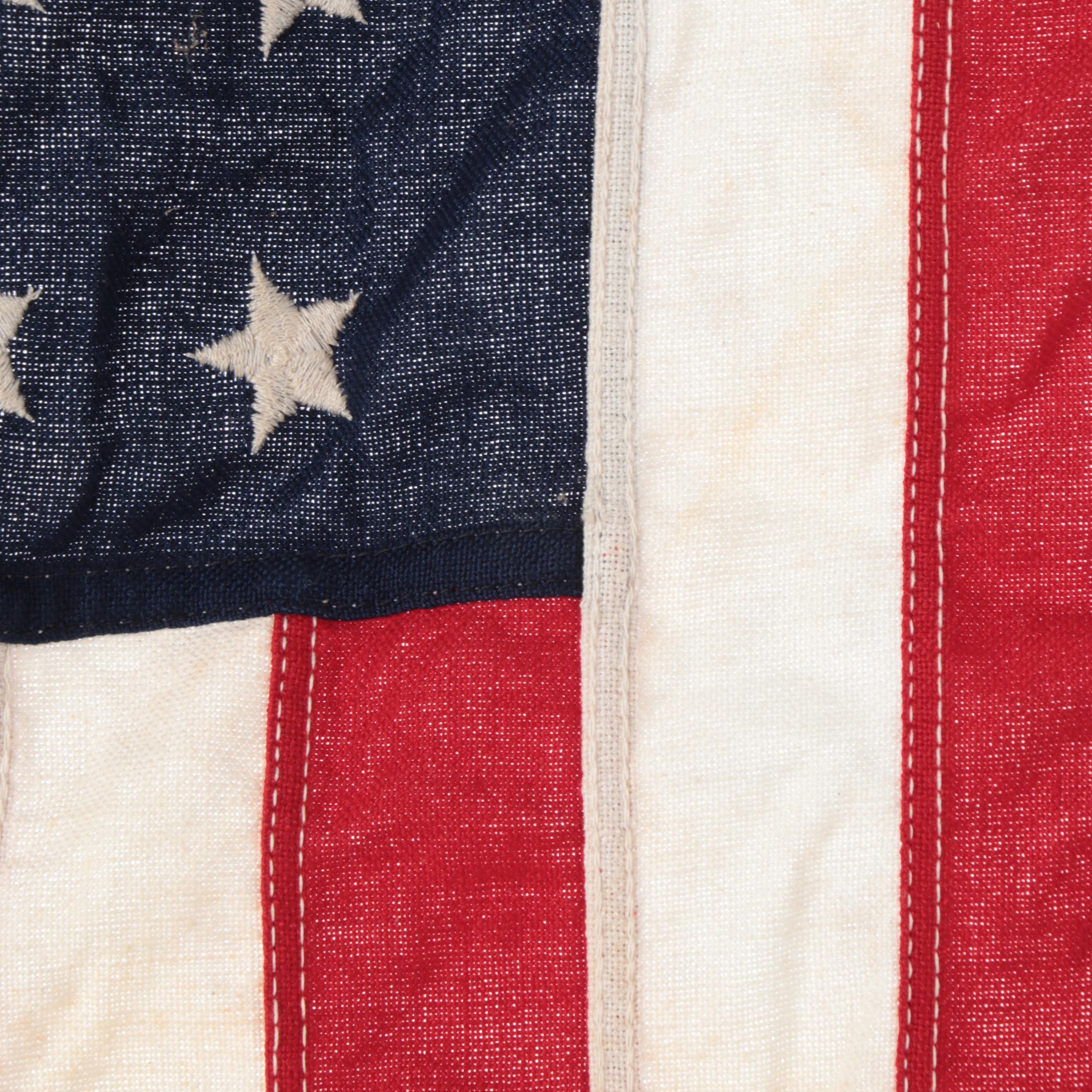 Fishing Poles, Lures, 48-Star American Flag and More, Mid-20th Century