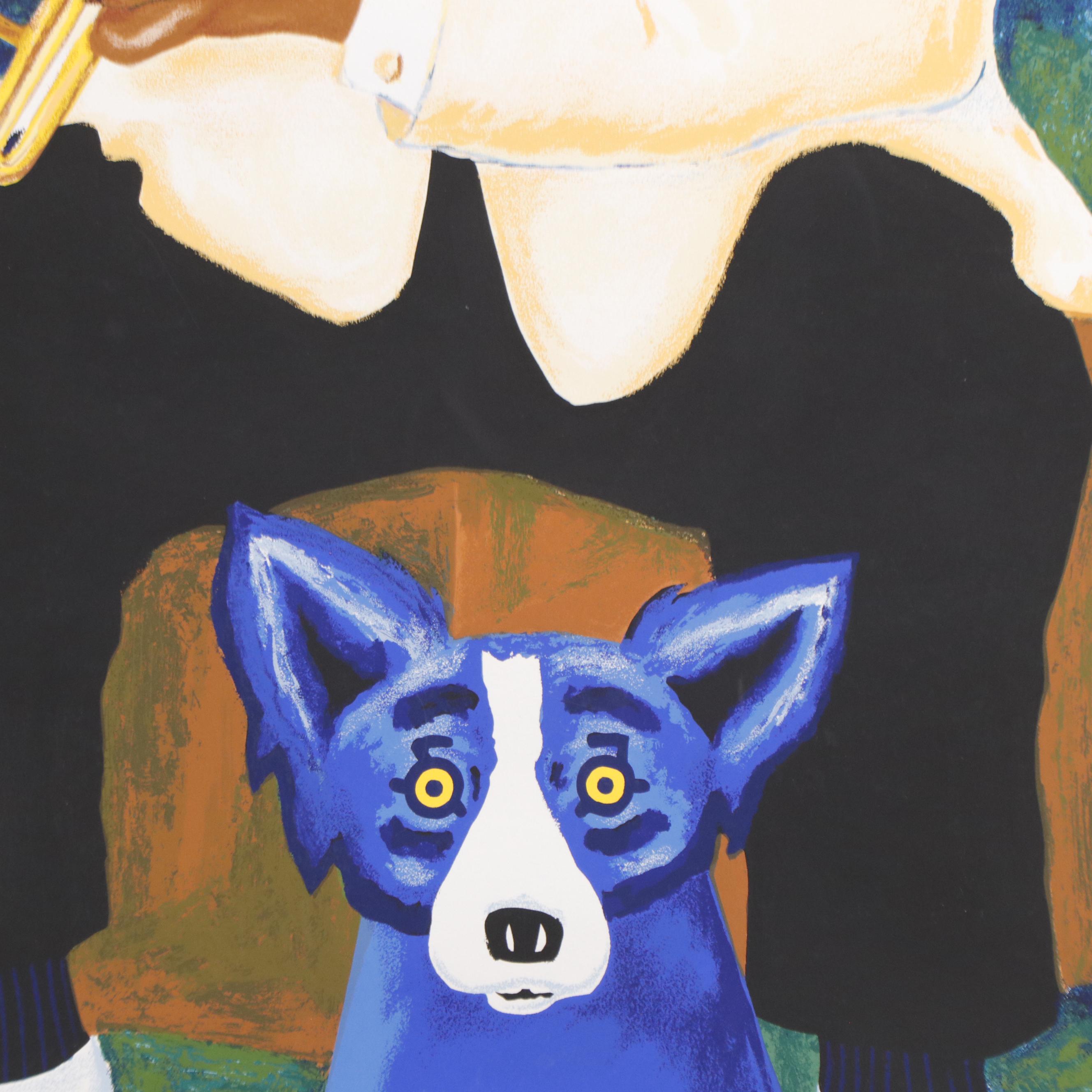 George Rodrigue-Designed 1995 New Orleans Jazz & Heritage Festival Poster