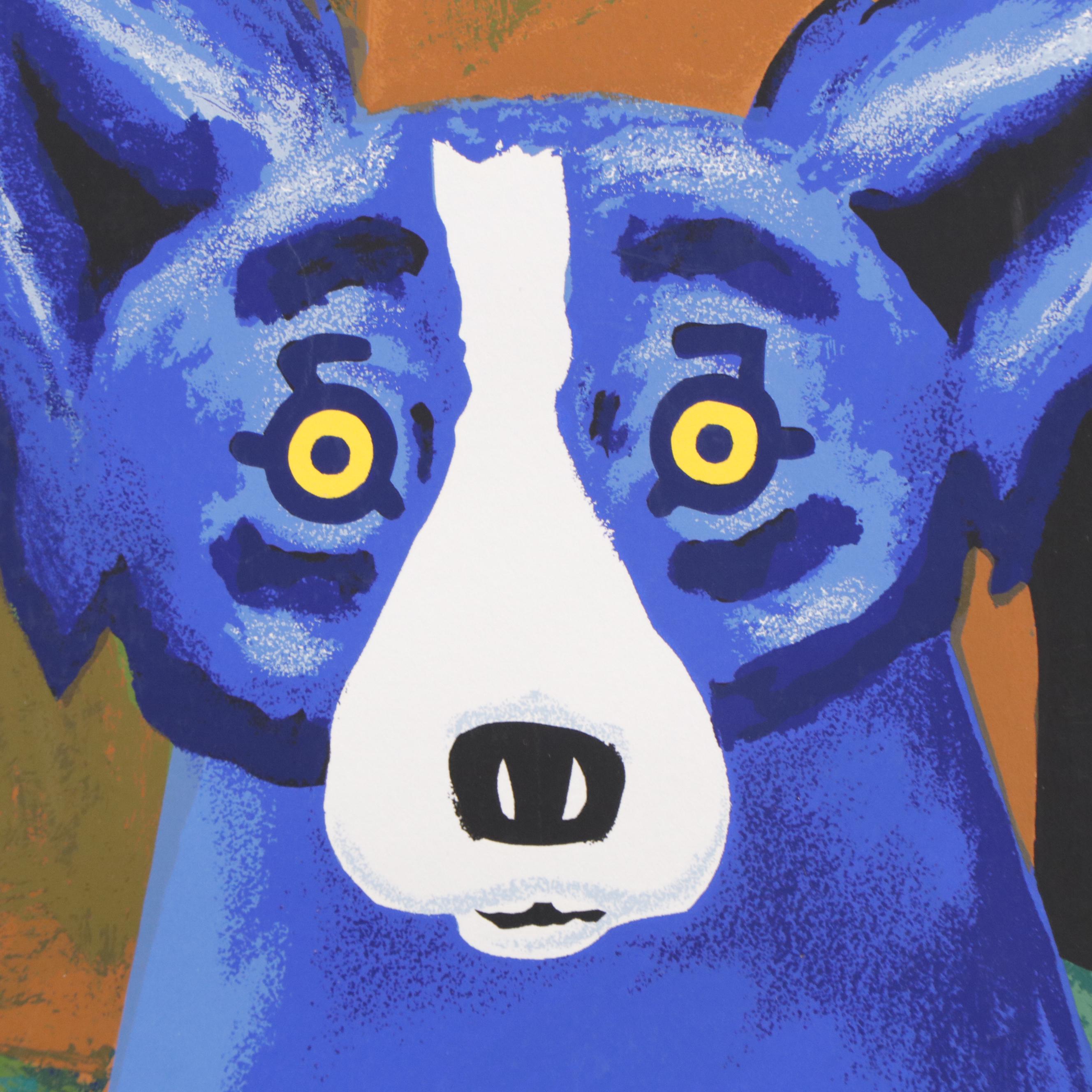 George Rodrigue-Designed 1995 New Orleans Jazz & Heritage Festival Poster