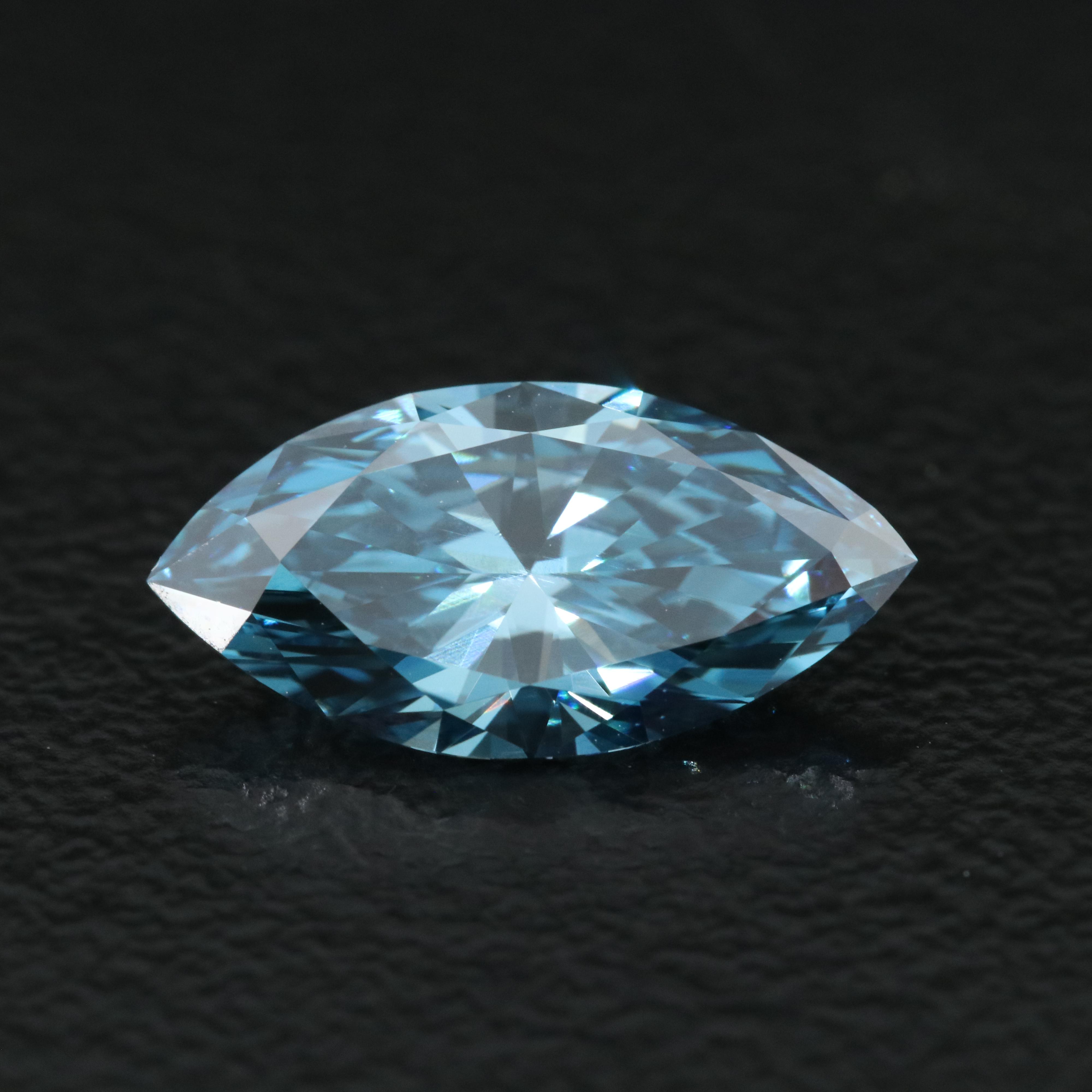 Loose 1.69 CT Fancy Deep Blue Diamond