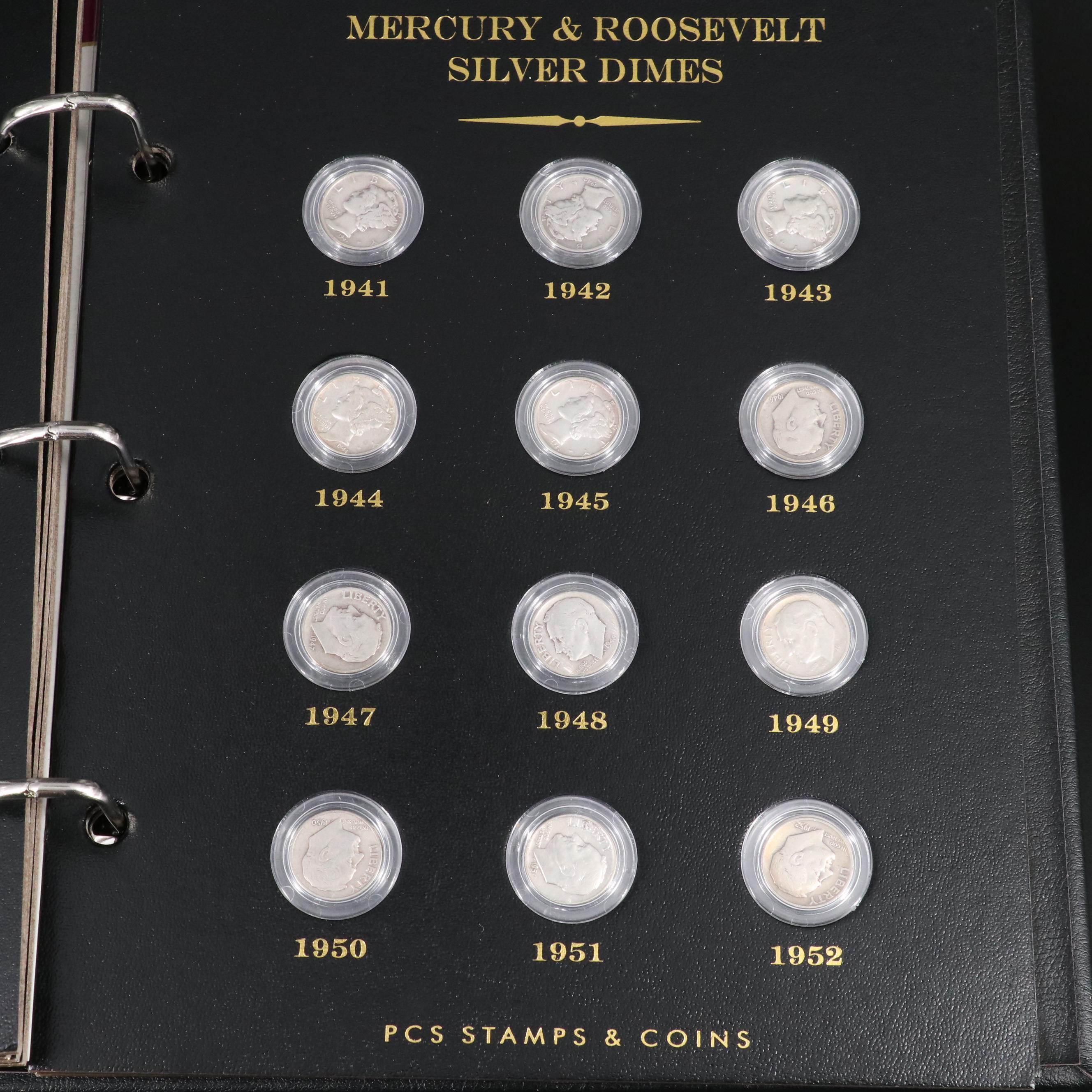 "A Century of U.S. Silver Dimes" Coin Set