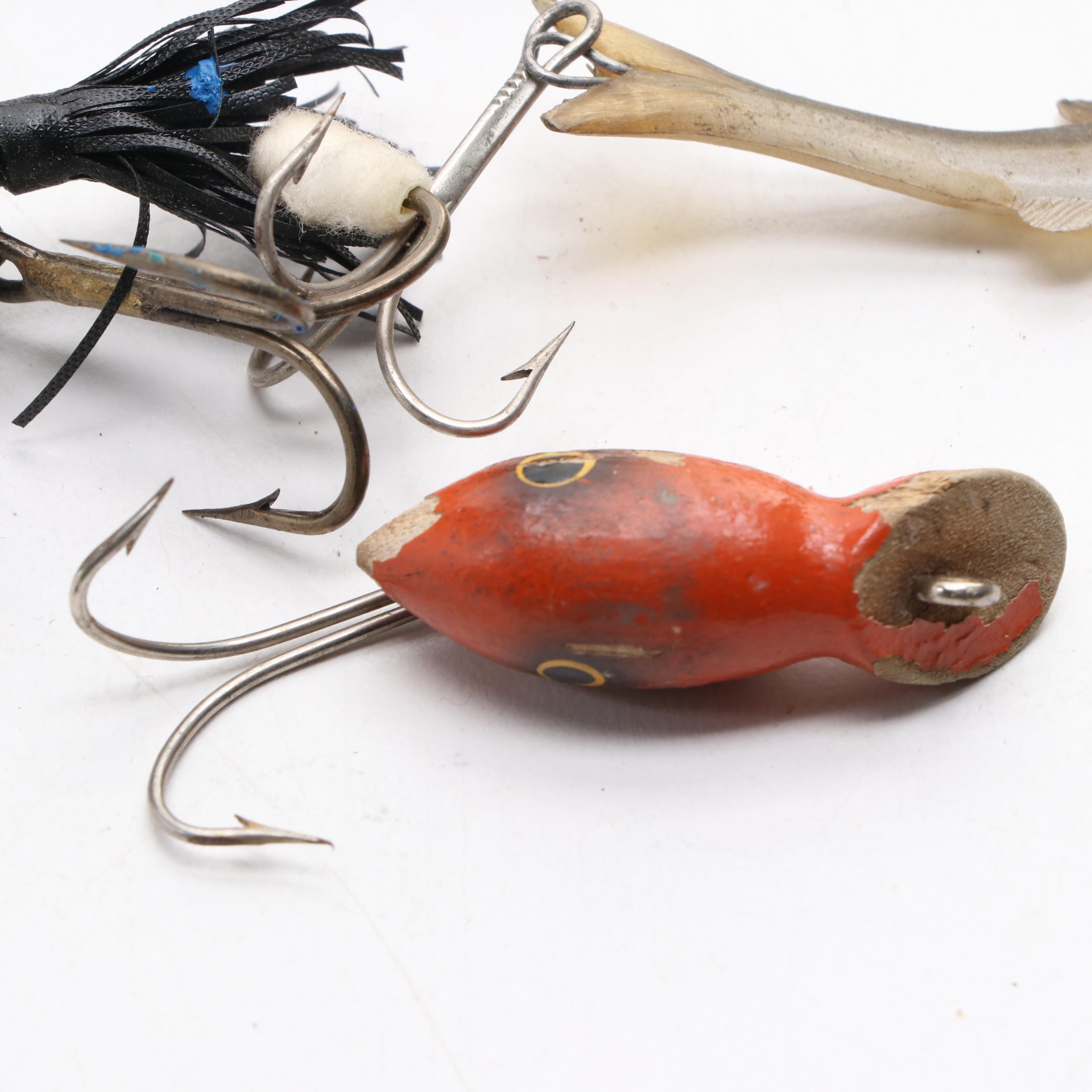 Rapala, Heddon, Fred Arbogast and More Fishing Lures, Early to Mid20th