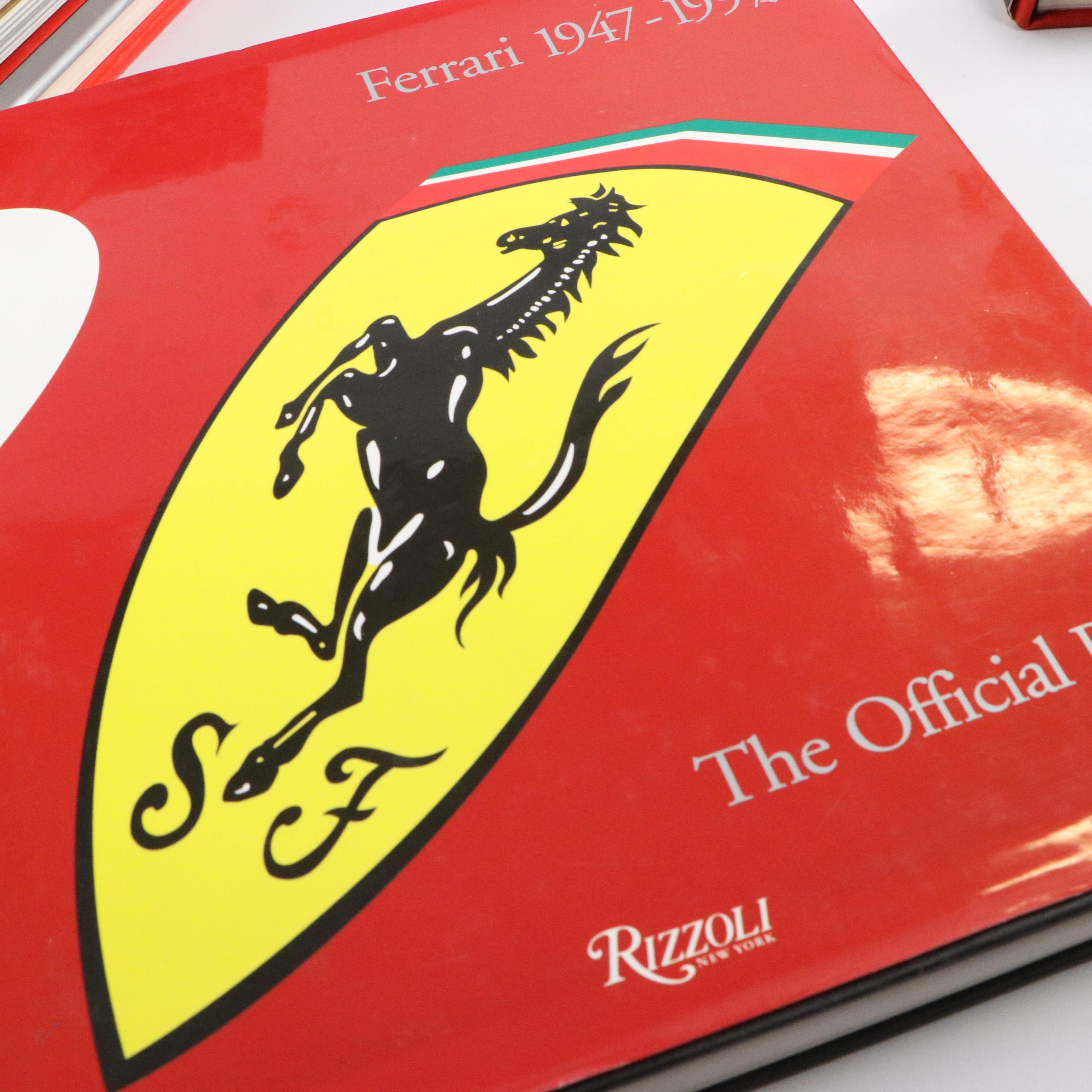 "Ferrari, 1947–1997" with More Ferrari Books and USB Key Chain