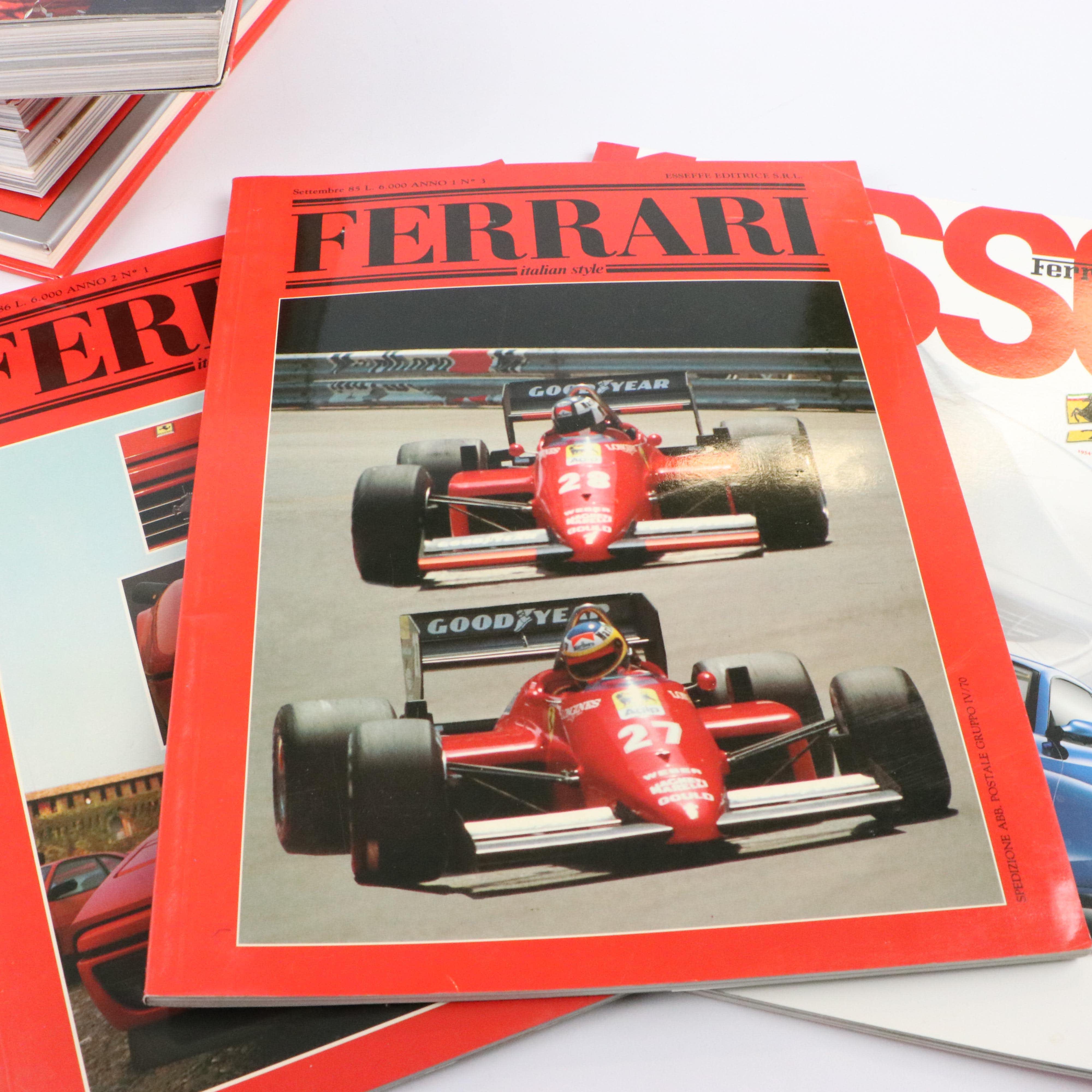"Ferrari, 1947–1997" with More Ferrari Books and USB Key Chain