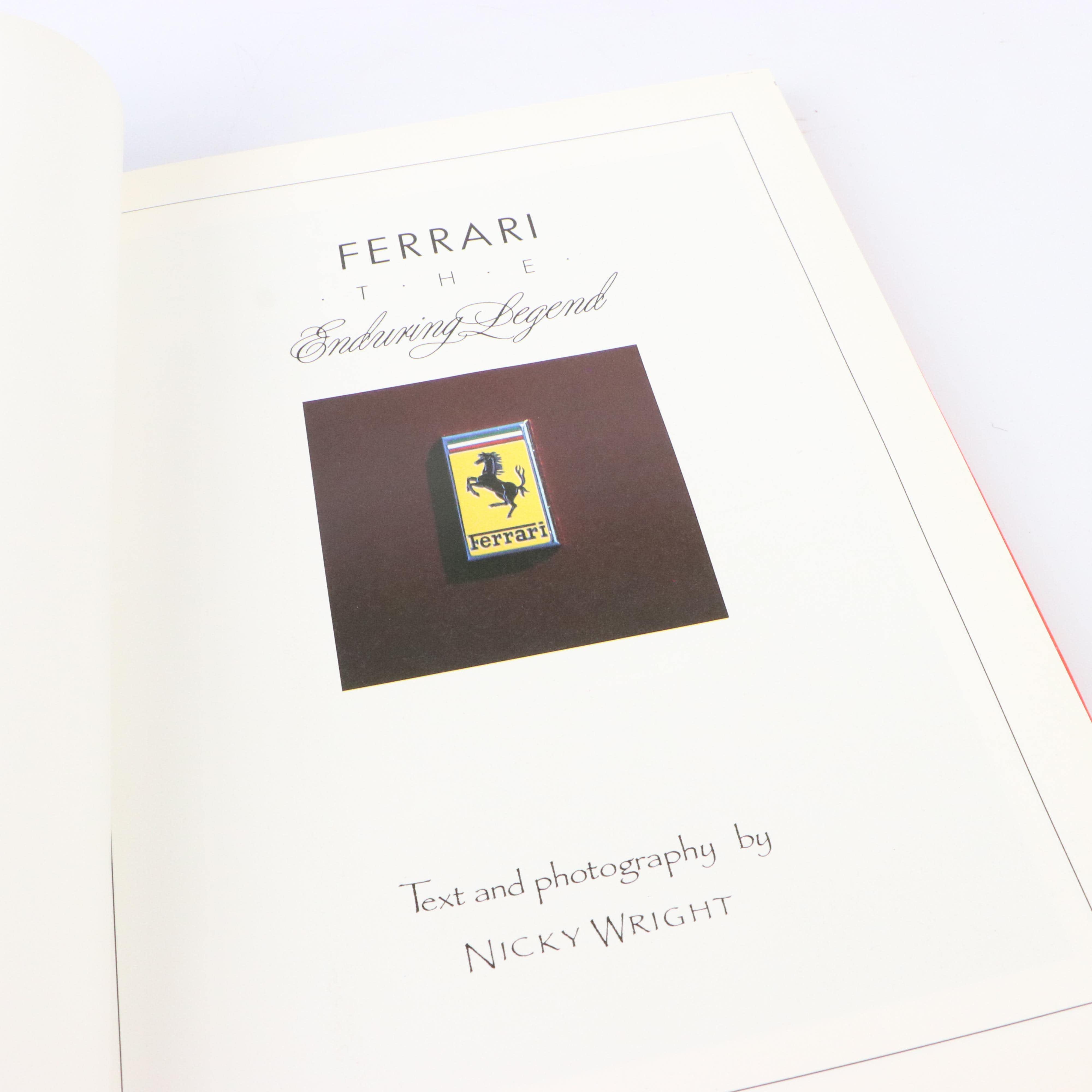 "Ferrari, 1947–1997" with More Ferrari Books and USB Key Chain