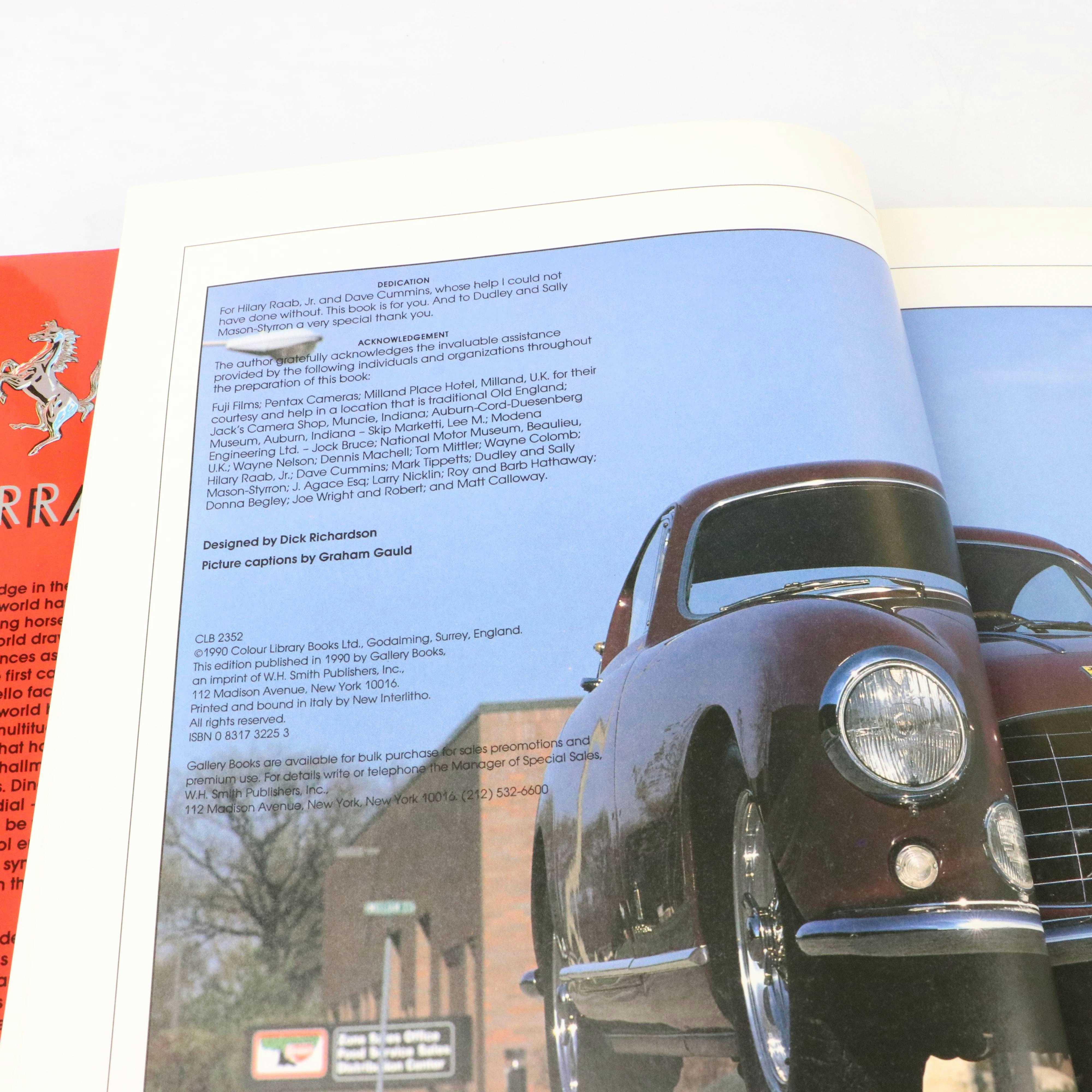 "Ferrari, 1947–1997" with More Ferrari Books and USB Key Chain