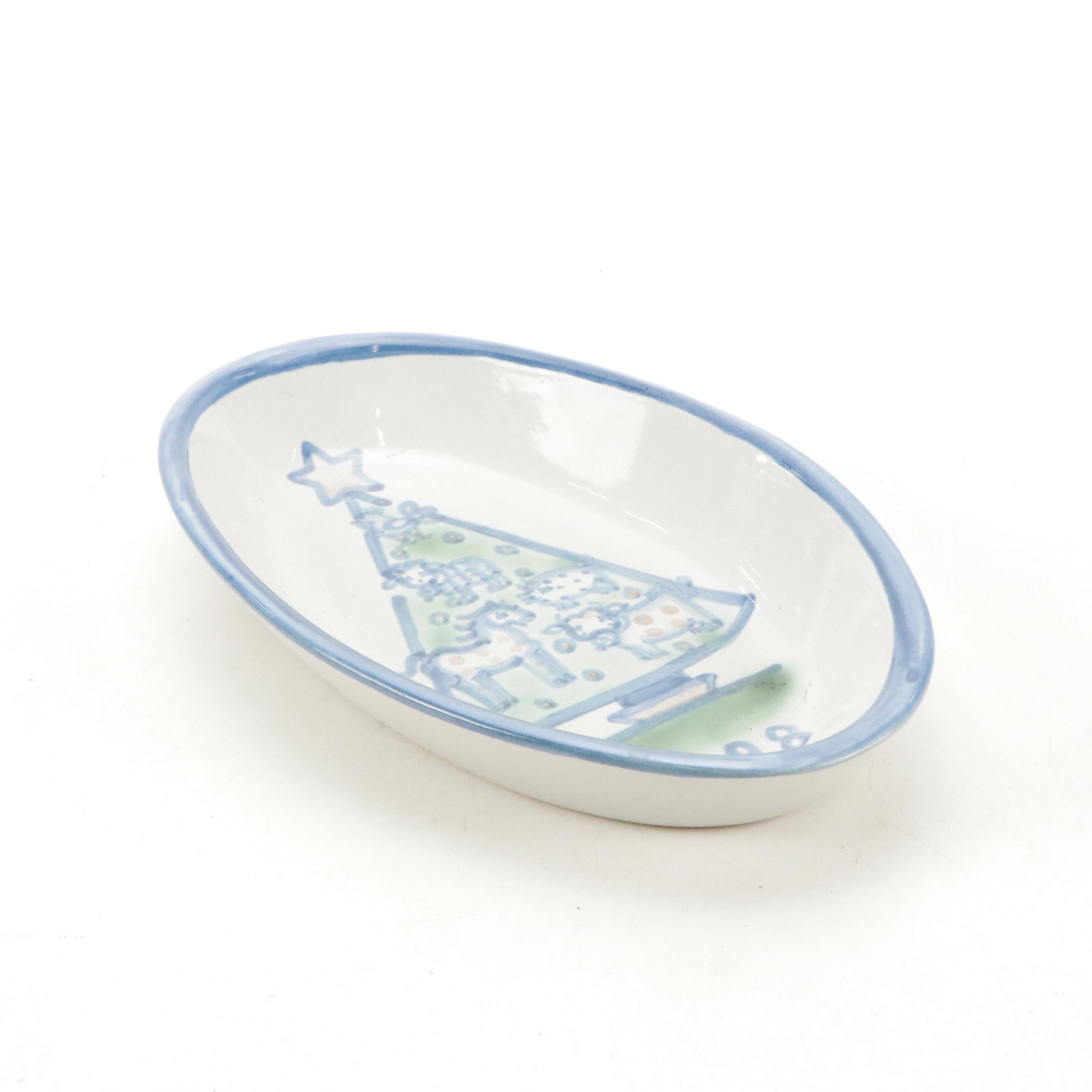 M.A. Hadley Pottery Hand-Crafted Art Pottery Stoneware Trivets, Bowls and Décor