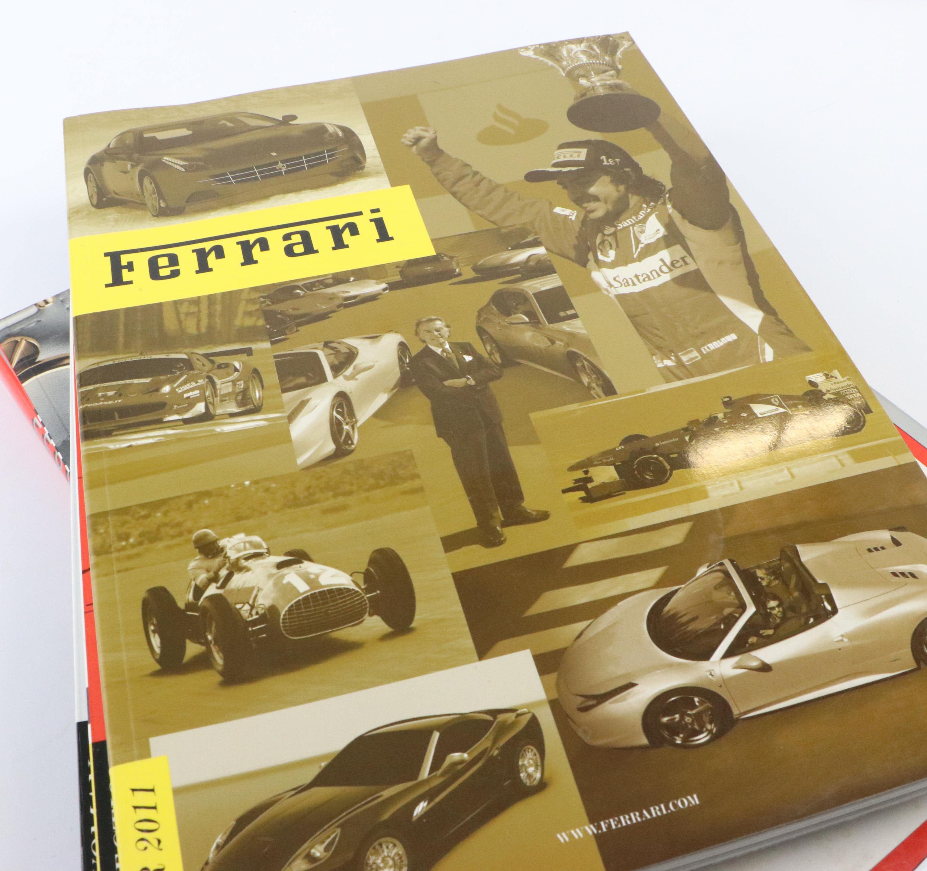 "Ferrari, 1947–1997" with More Ferrari Books and USB Key Chain