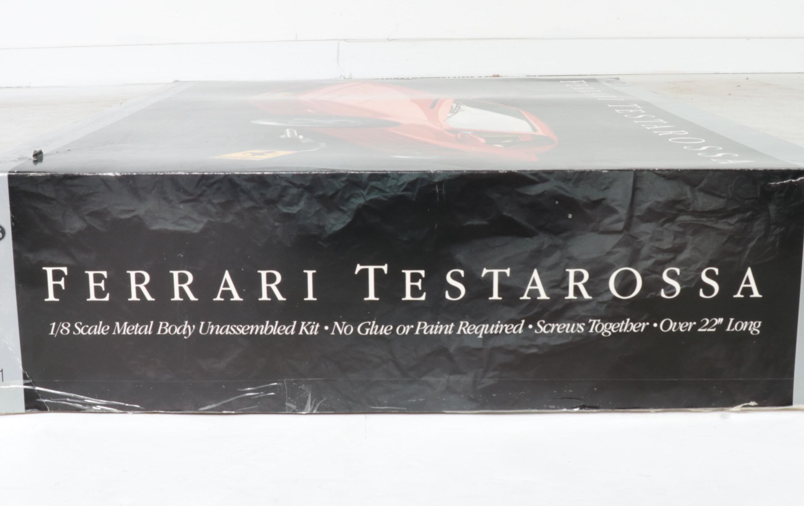 Testors "Ferrari Testarossa" 1/8" Scale Metal Body Model
