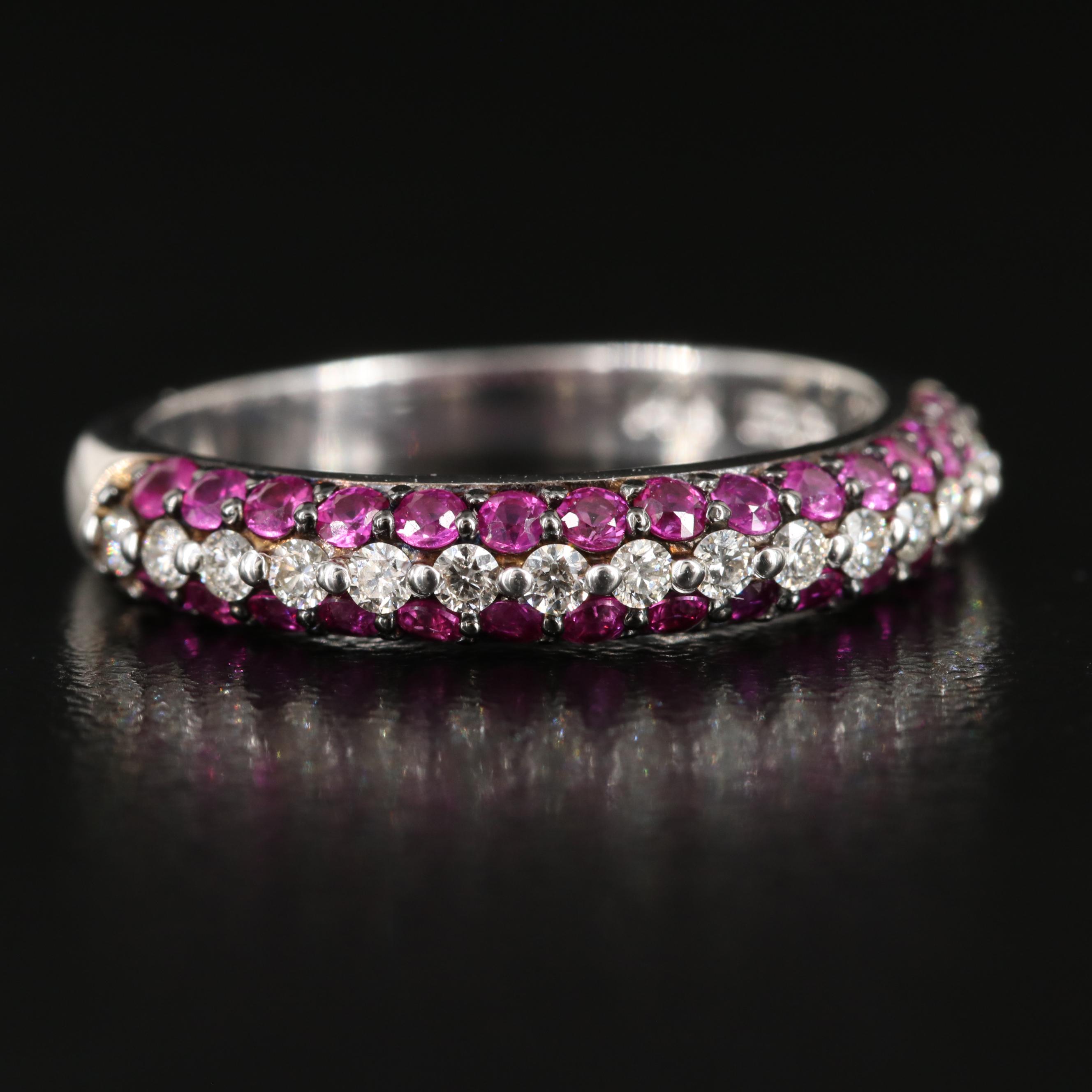 EFFY 14K Diamond and Ruby Ring