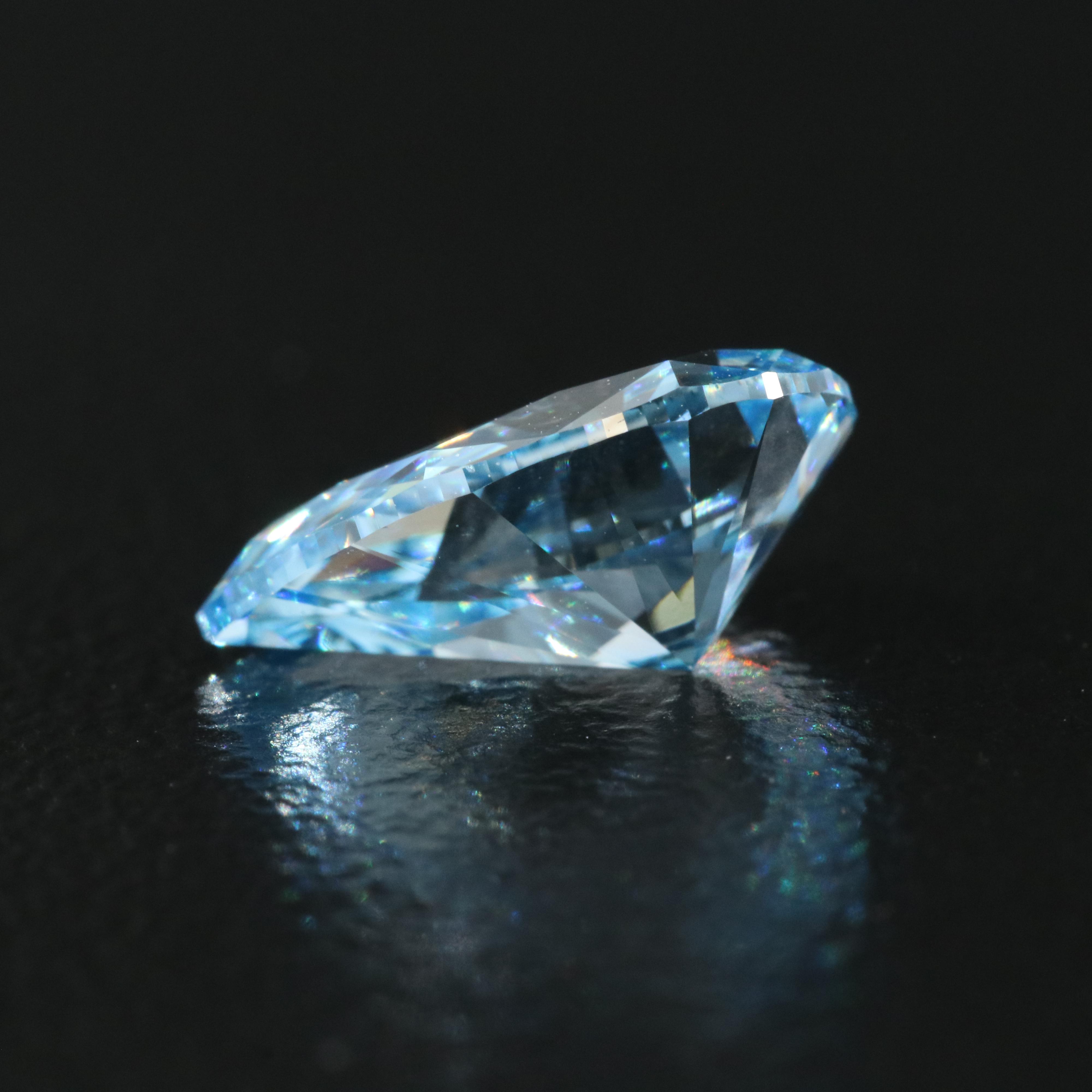Loose 1.51 CT Fancy Intense Blue Diamond
