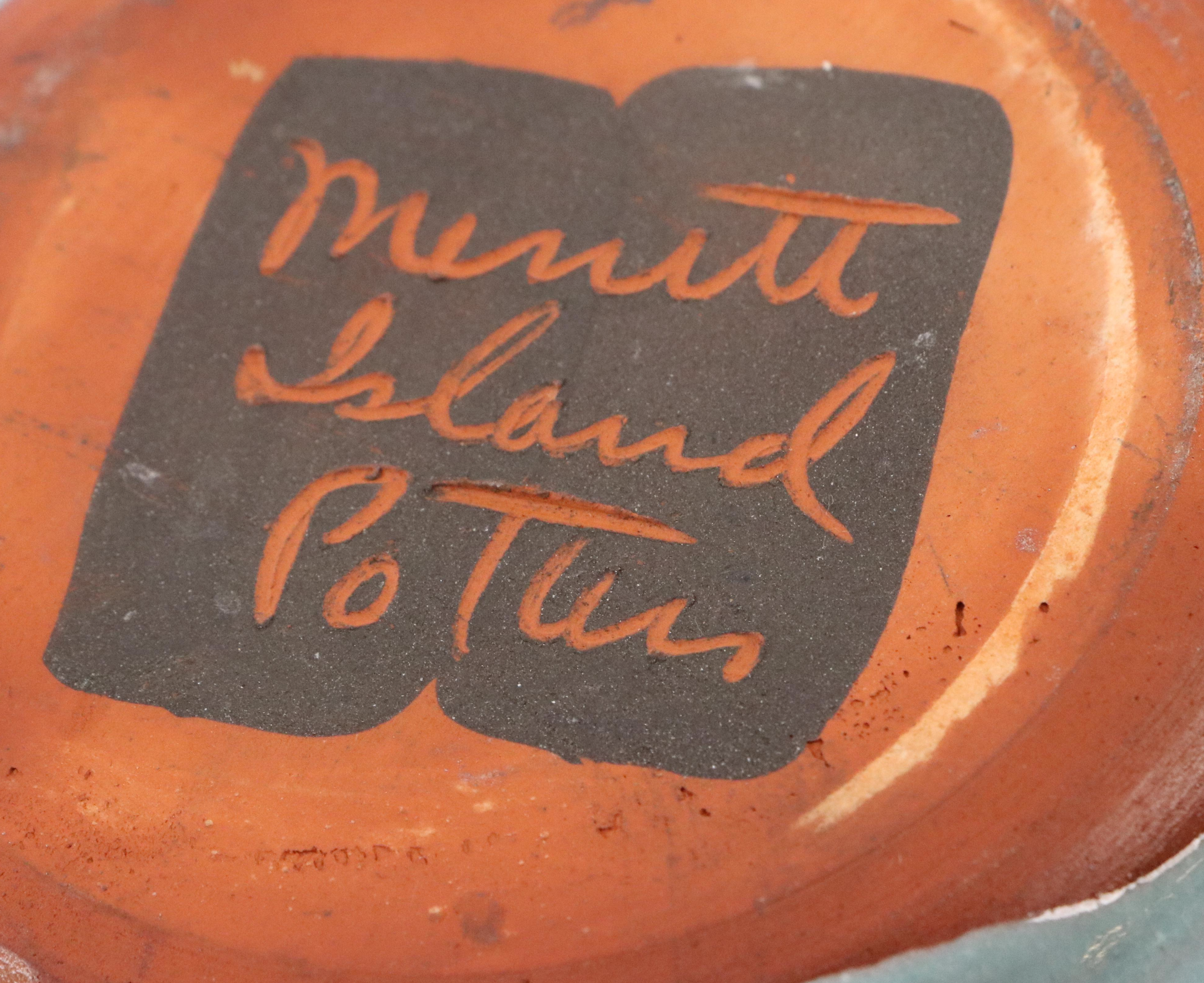 Merritt Island Pottery Hand Thrown Soup Bowls and Bowls, Late 20th C.
