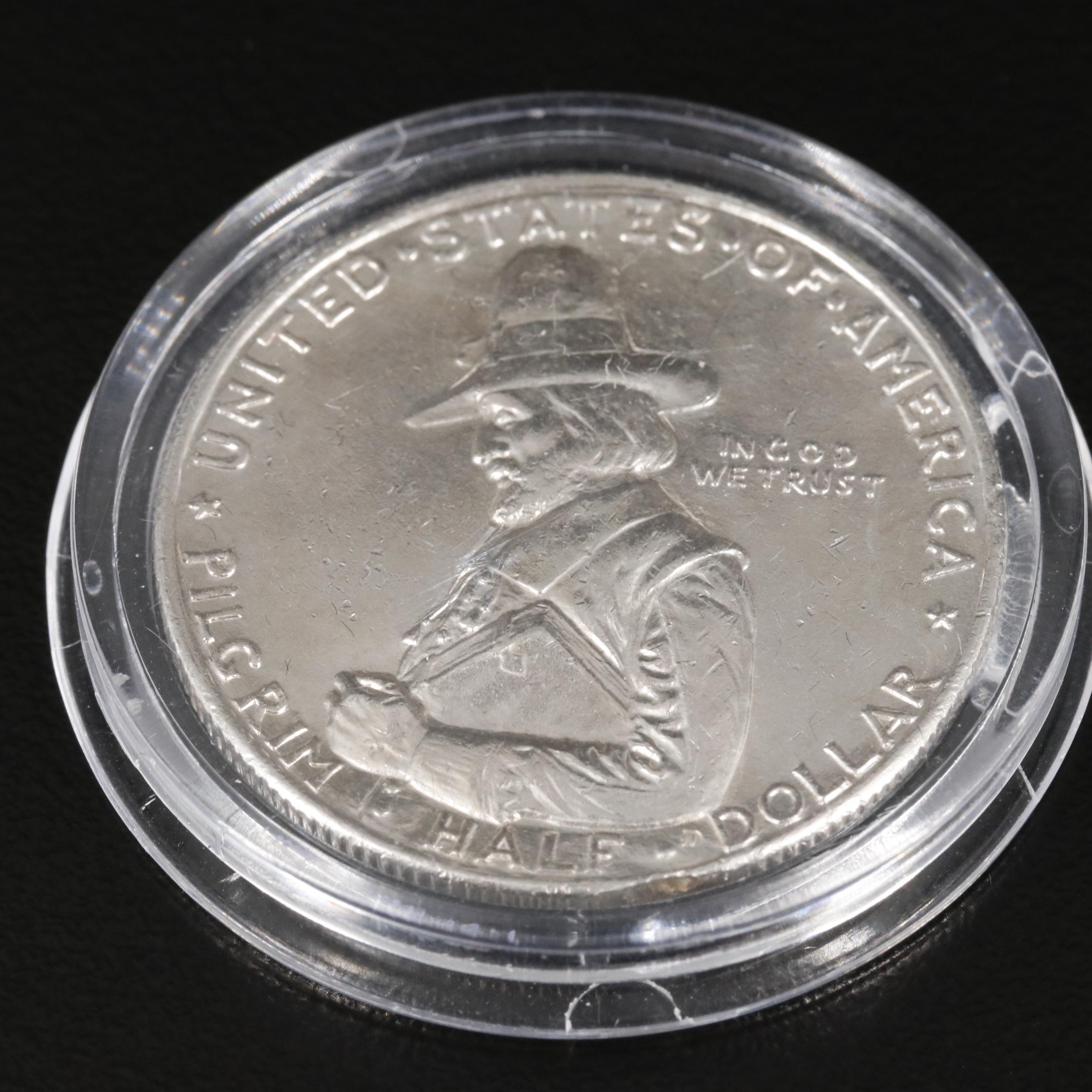 1920 Pilgrim Tercentenary Commemorative Silver Half Dollar
