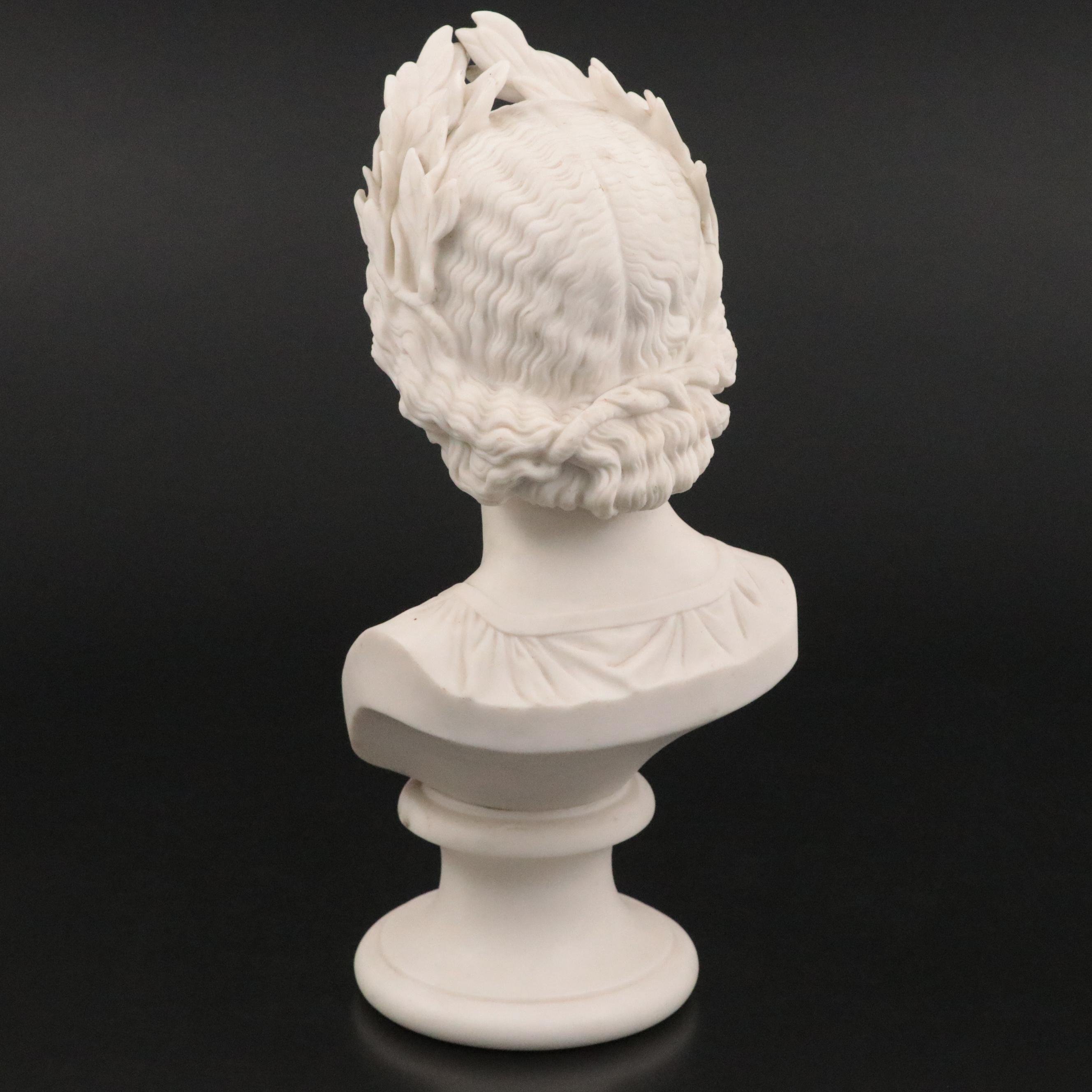 Classical Style Parian Bust